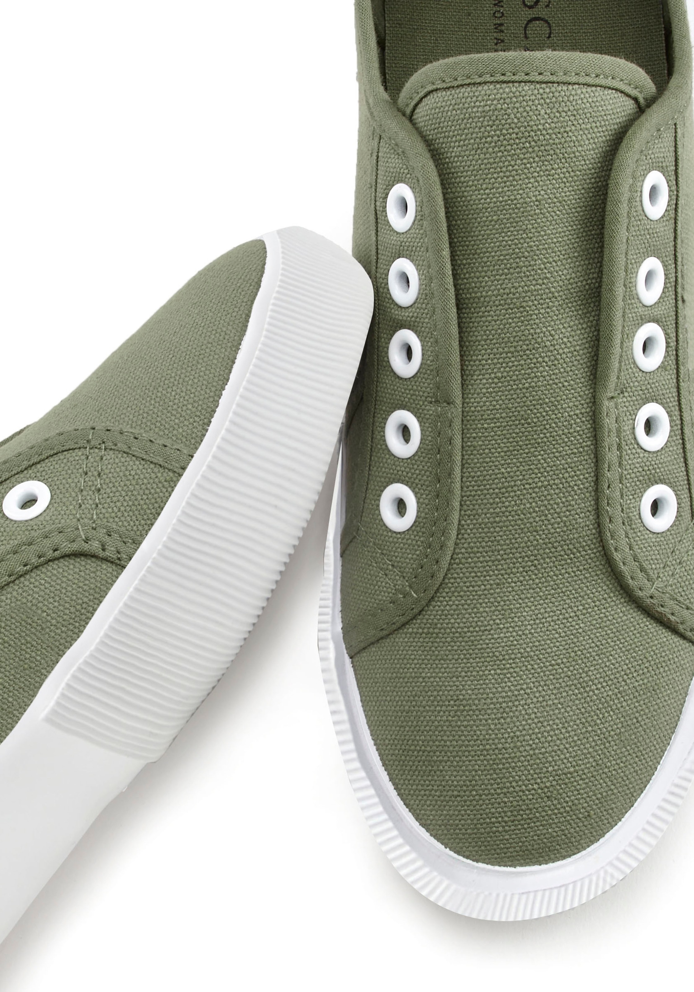 LASCANA Sneaker, Slipper, Halbschuh bequem zum Reinschlüpfen VEGAN