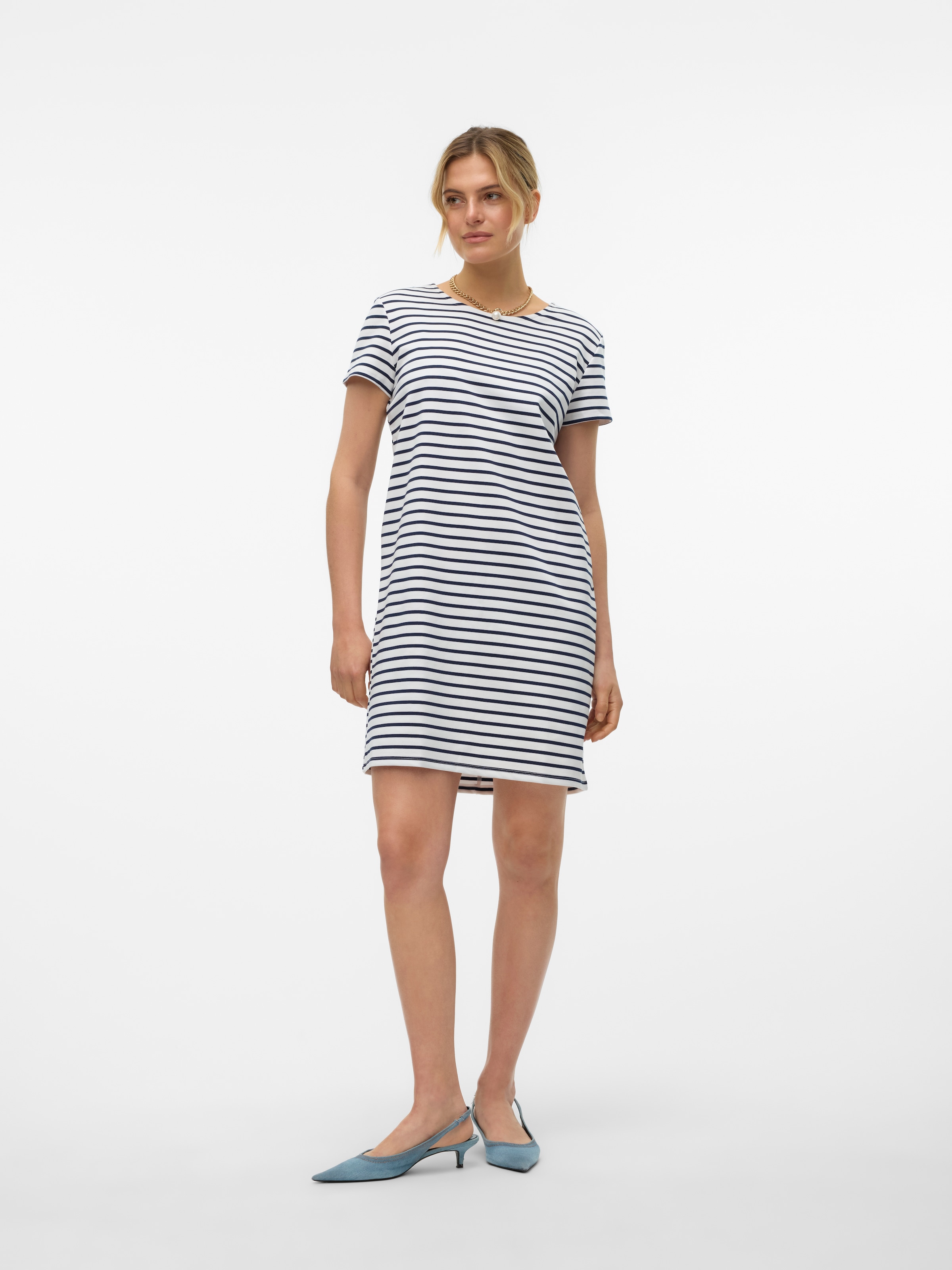 Vero Moda Minikleid »VMABBY SS SHORT ZIP DRESS JRS NOOS«
