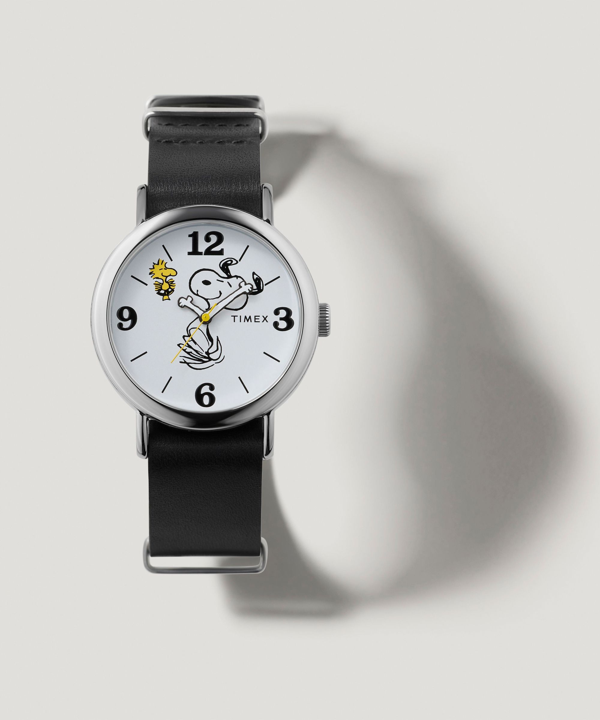 Timex 1100000002199 »Timex x Peanuts Weekender Snoopy« Armbanduhr, Damenuhr, Herrenuhr, Lederarmband, analog