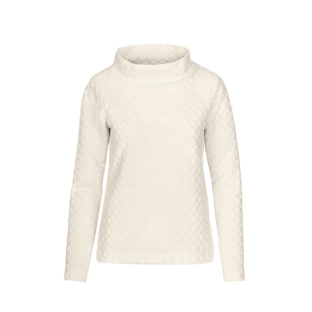 Trigema Sweater »TRIGEMA Jaquard-Pullover in Waben-Optik« bei