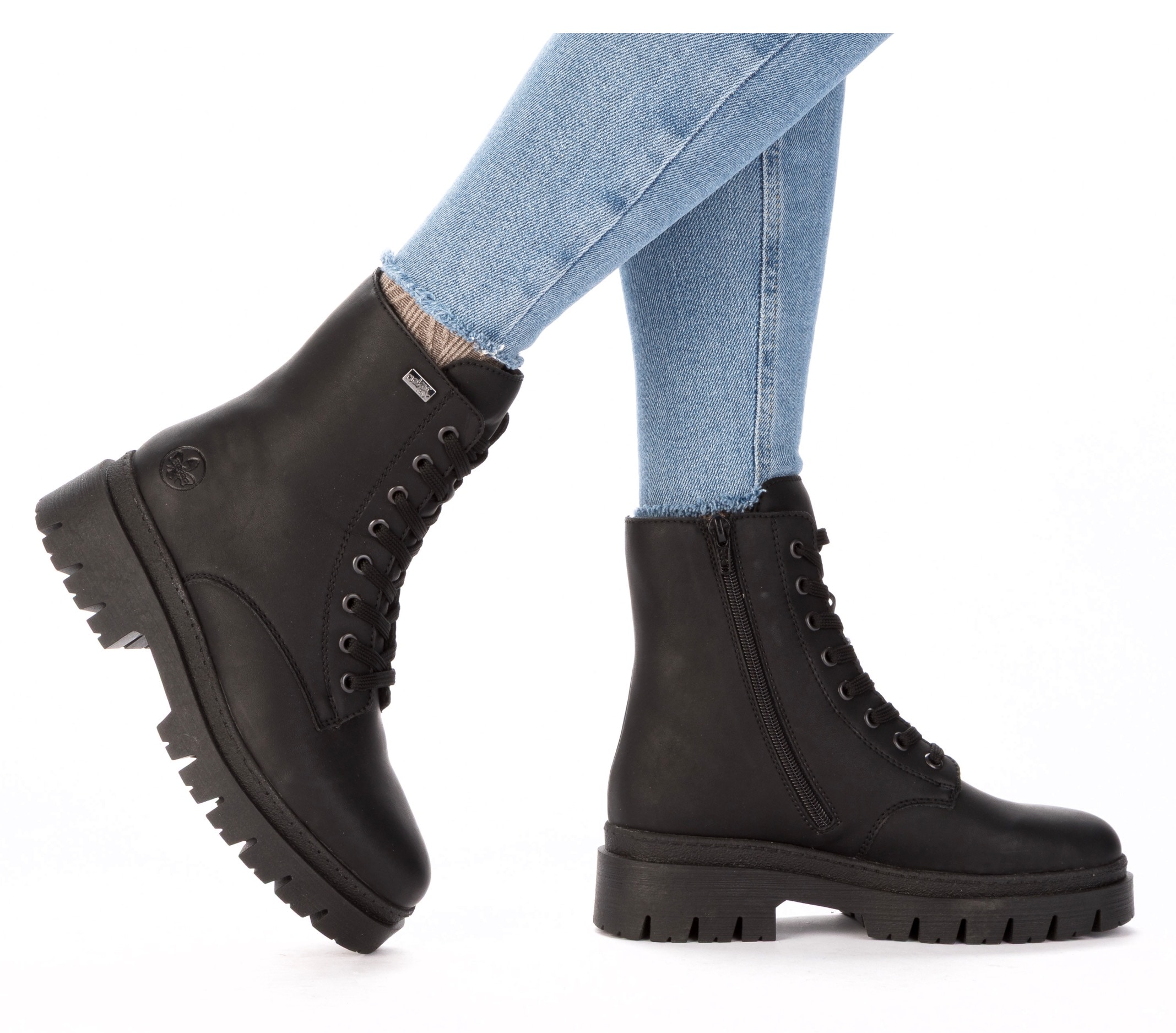 Rieker Winterstiefelette  Plateauboots, Schnürboots mit wasserabweisender riekerTEX-Membran