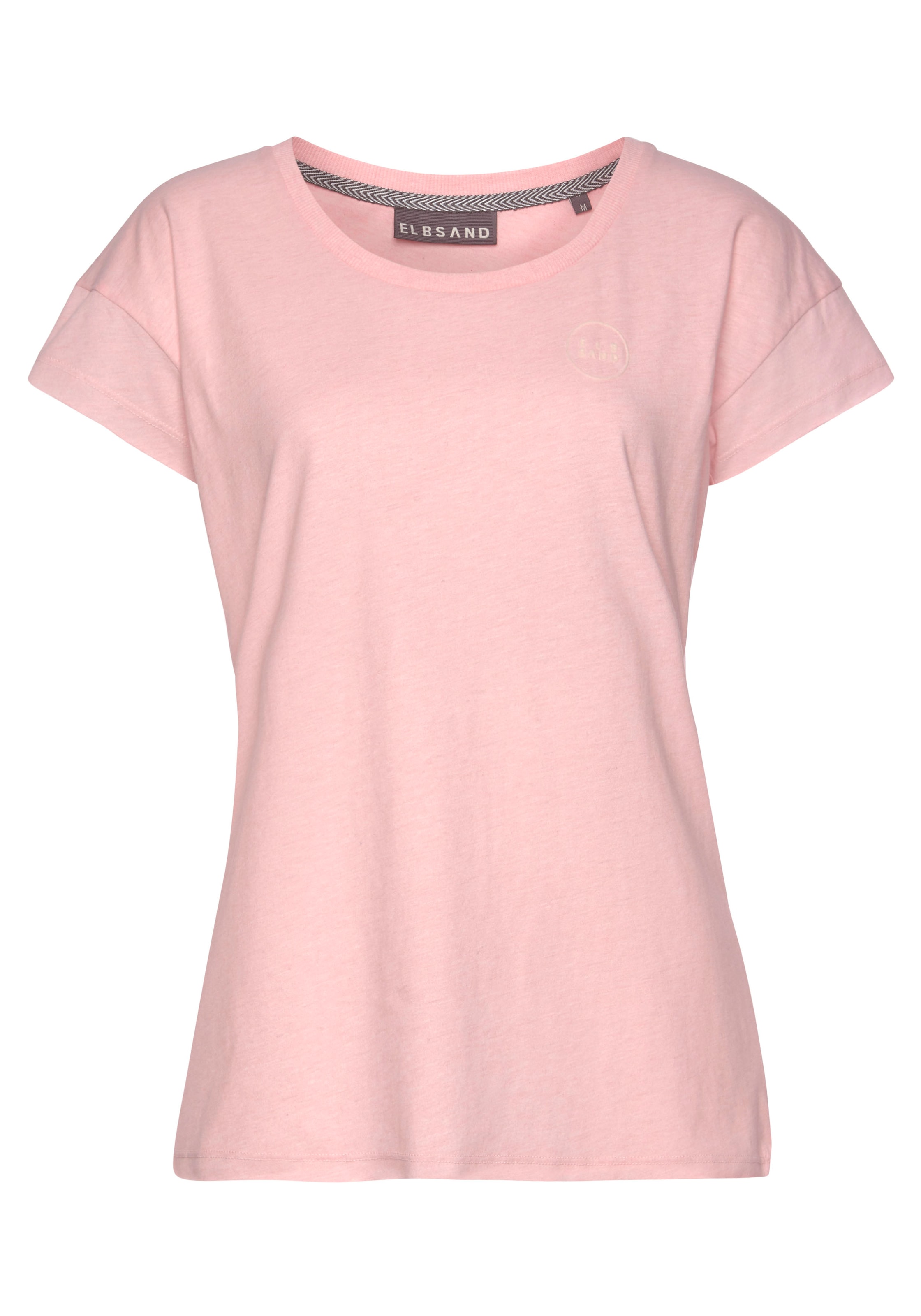 Elbsand T-Shirt »Ranva«, mit Logodruck, Kurzarmshirt aus Baumwoll-Mix, sportlich