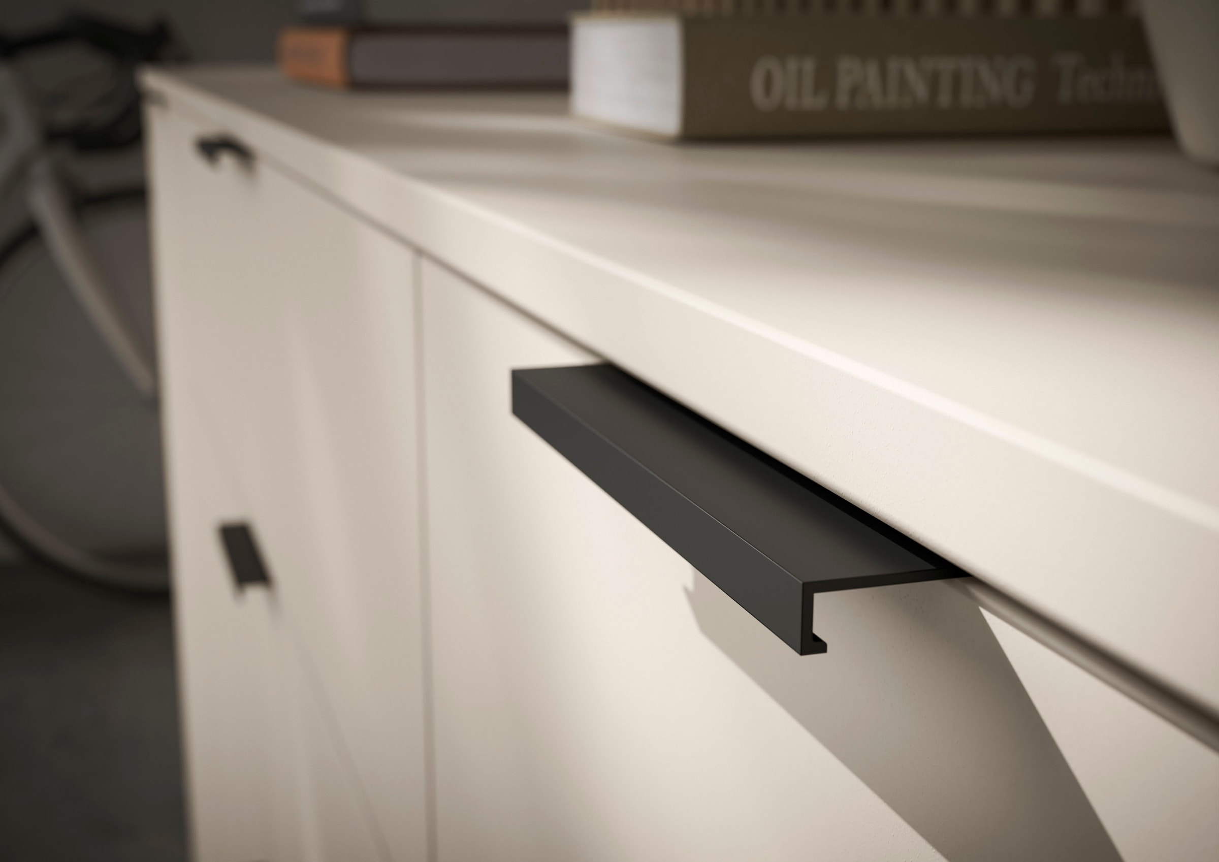 HBZ Sideboard »Linz Kommode, BxHxT 135x90x40cm« 1 Stk. tlg. Breite 135cm,Lip-Griff, Melaminbeschichtung