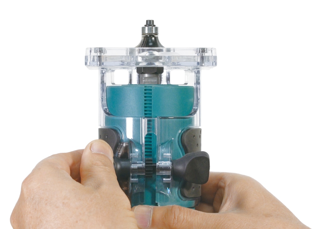 Makita Akku-Fräse »Kantenfräser »DRT52Z« 6 mm, 30.000 min⁻¹, ohne Akku und Ladegerät« leichte bürstenlose Akku-Kantenfräse für Tischler und Hobbyhandwerker