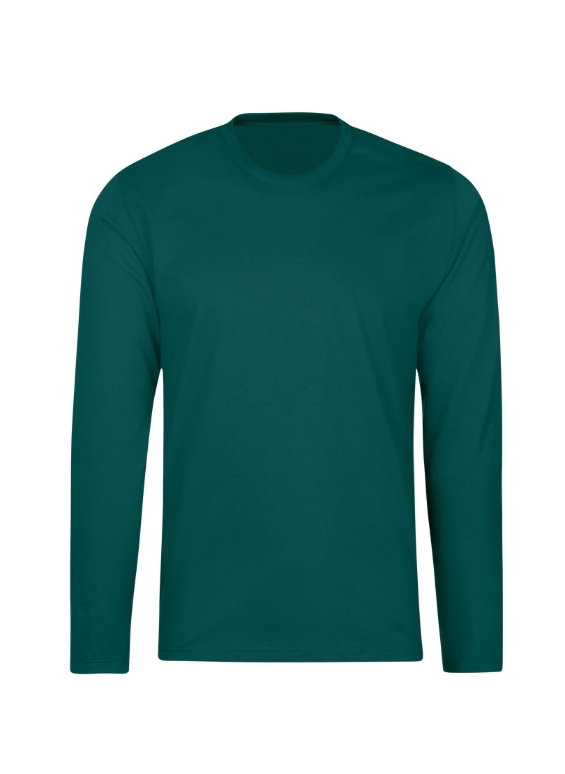 Trigema T-Shirt »TRIGEMA Langarmshirt aus 100% Baumwolle« 1 Stk.