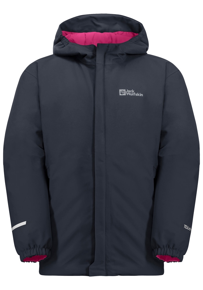 Jack Wolfskin Outdoorjacke »BLOCKY JACKET K«, mit Kapuze