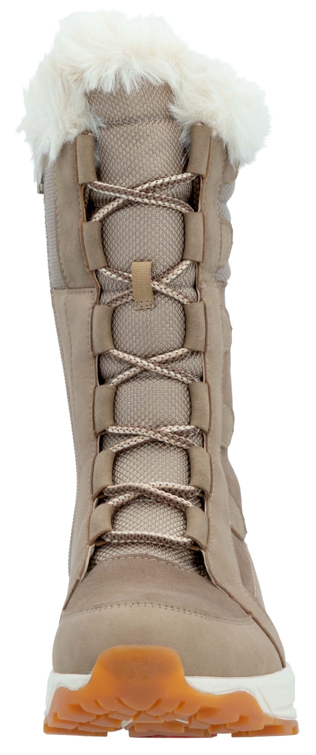 Rieker EVOLUTION Winterboots, Schneeboots, Winterboots mit Lammwollfutter, Fiber Grip Laufsohle