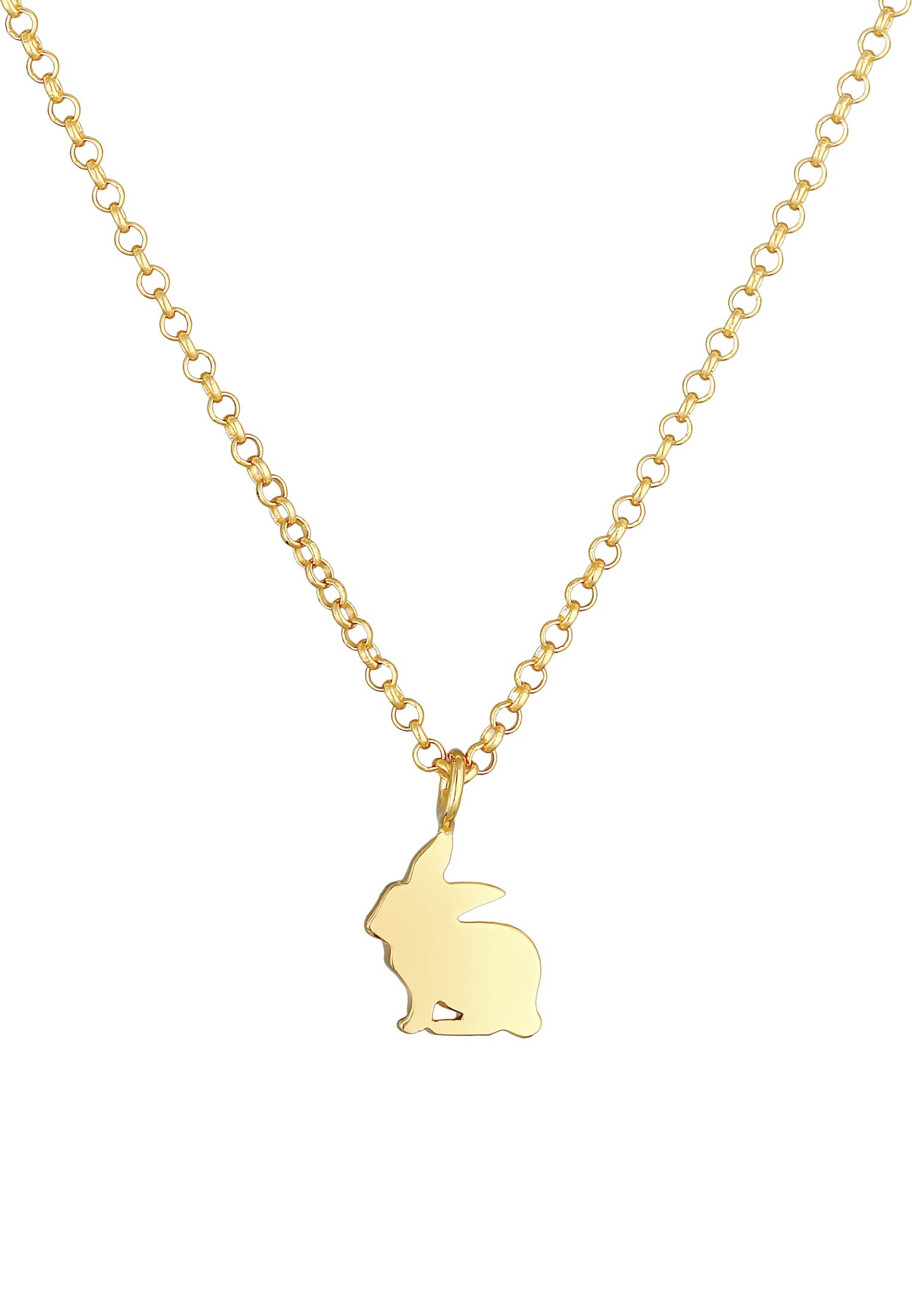 Elli Silberkette »Halskette Kinder Hase Tier Ostern 925 Silber«