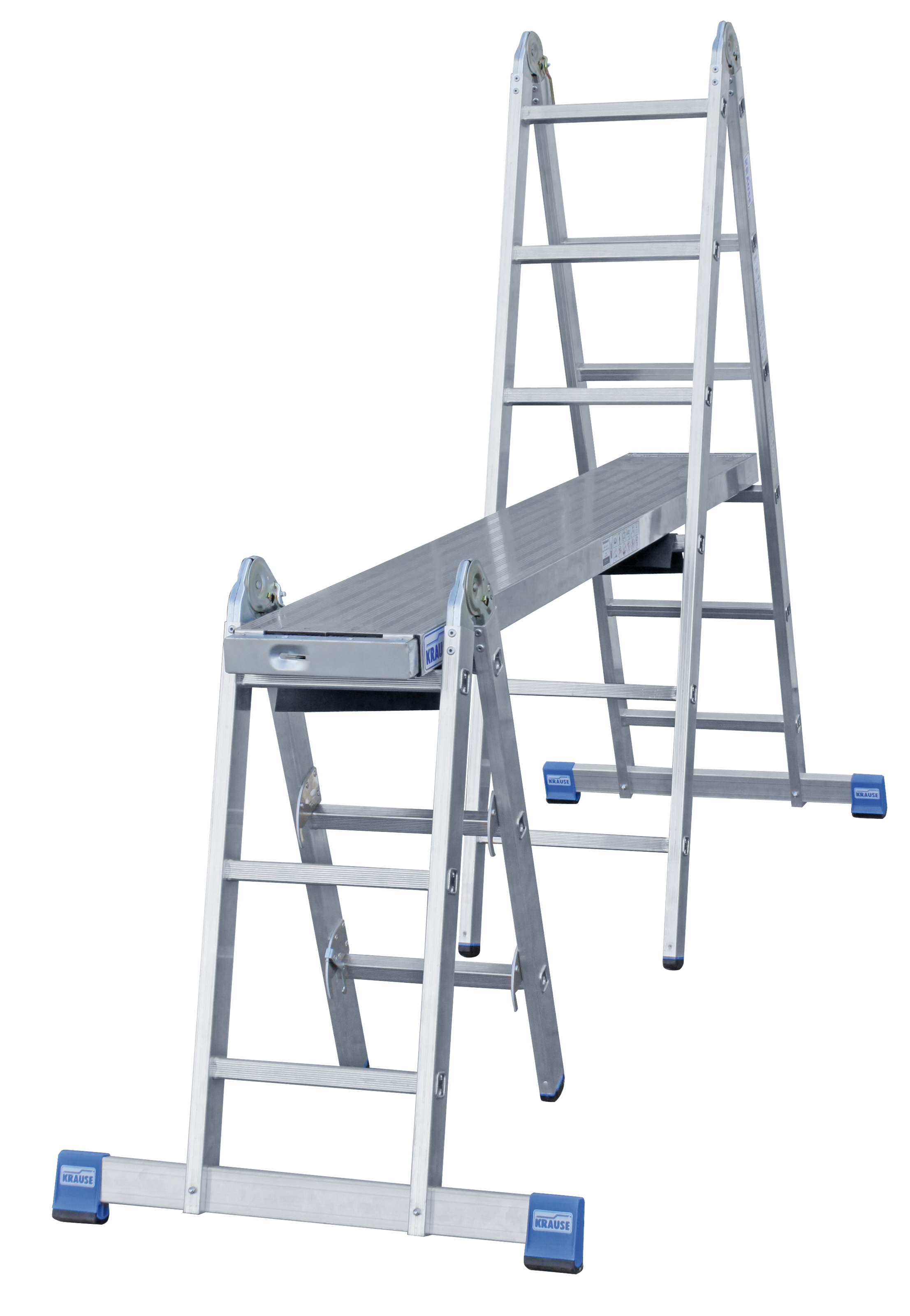 KRAUSE Gelenkleiter »Stabilo« Combileiter mit 2x3 und 2x6 Sprossen