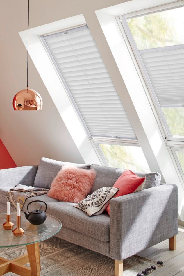 sunlines Dachfensterplissee »Classic Style Crepe«, Lichtschutz, verspannt,  mit Führungsschienen online kaufen | mit 3 Jahren XXL Garantie