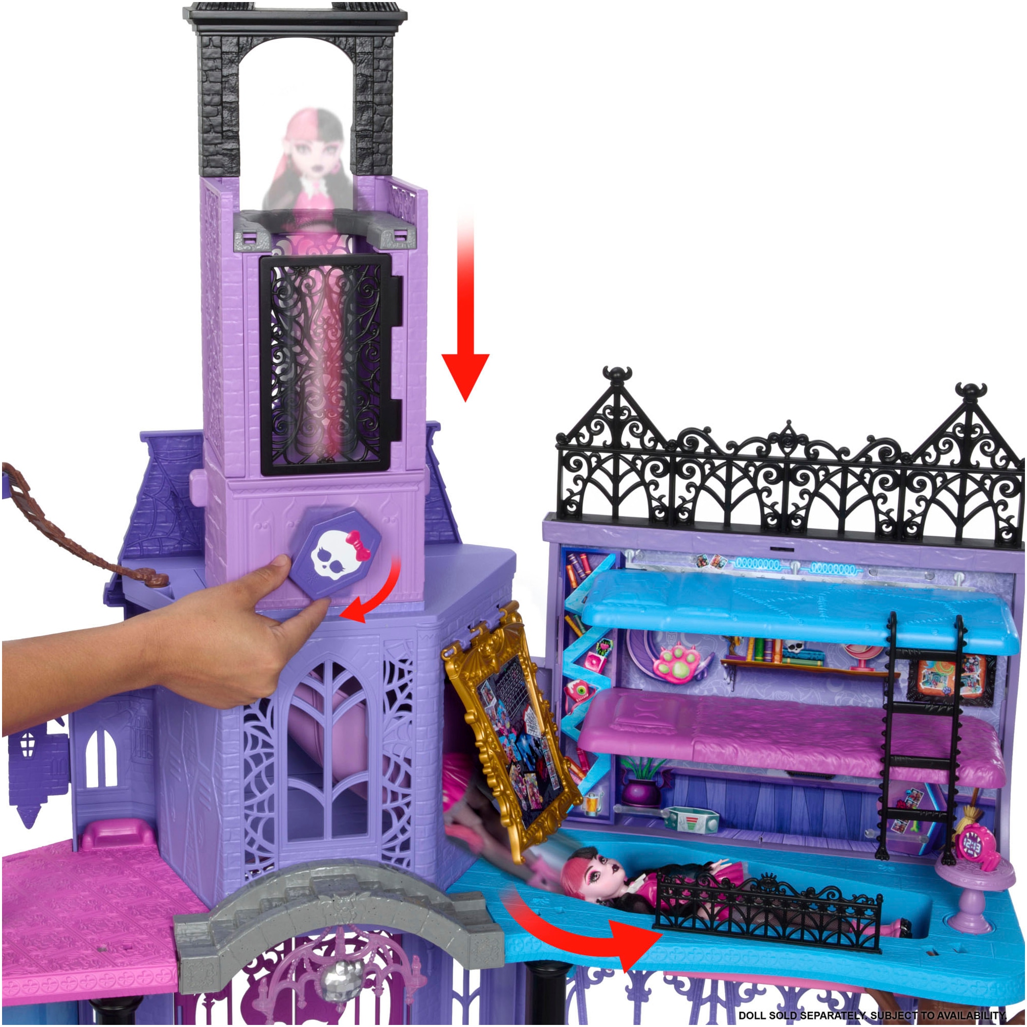 MonsterHigh™ Puppenhaus »Monster High Haunted High School-Puppenhaus«