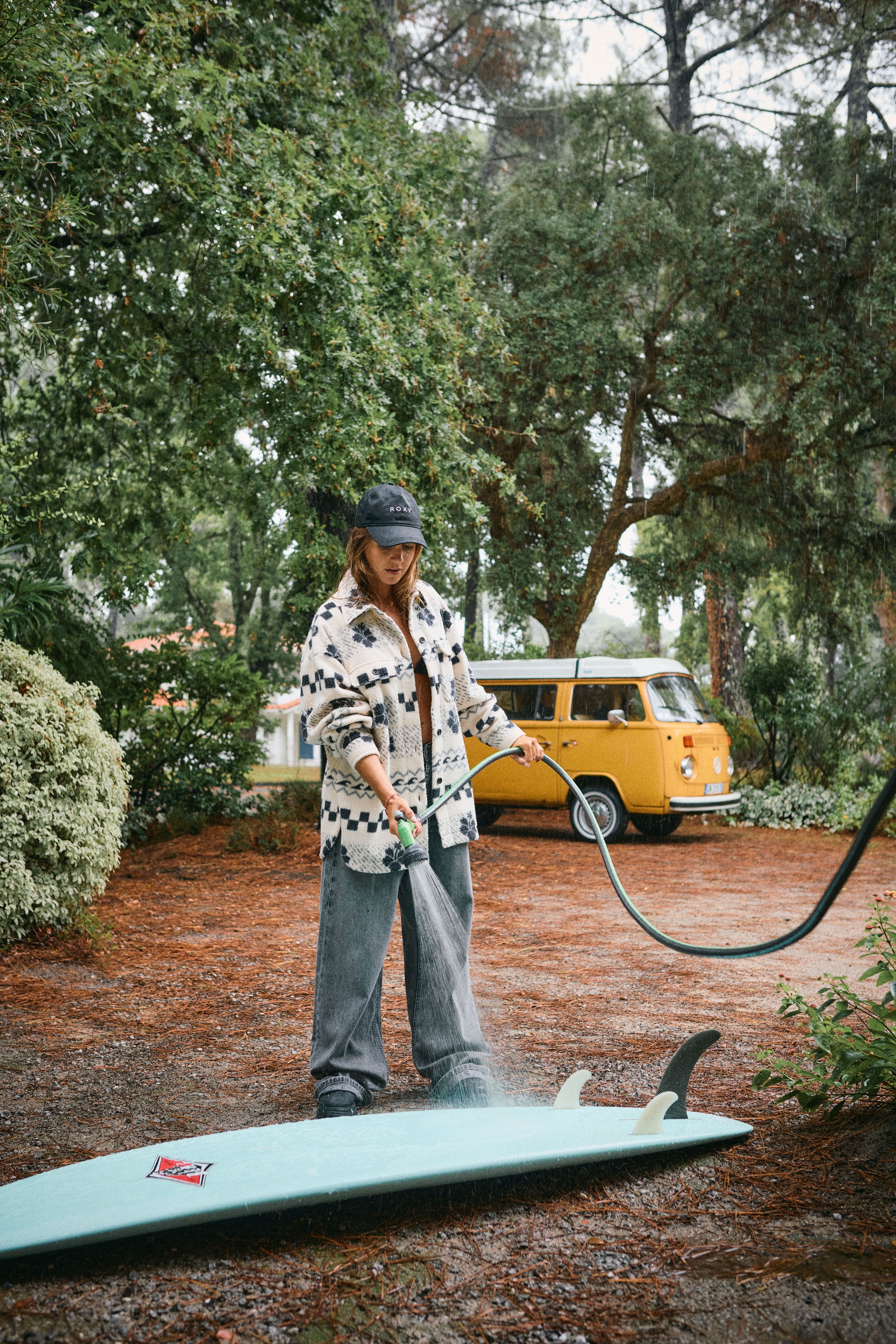 Roxy Fleecejacke »MORNING CRUSH SHACKET« mit Kapuze, aus Polyester, sportlicher Stil