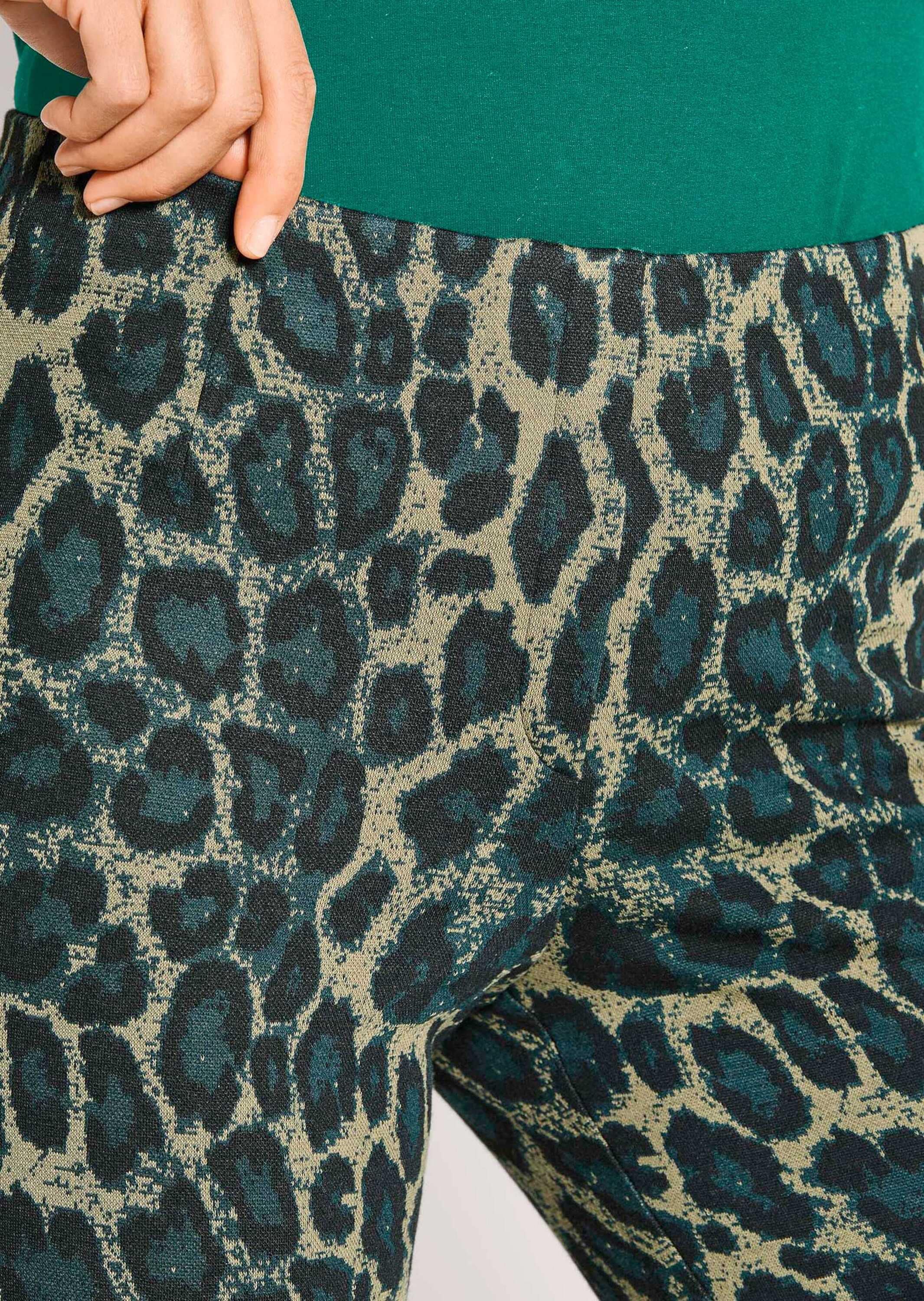 MADELEINE Leggings »Leggings Gerade Jersey-Leggings mit Animal-Print«