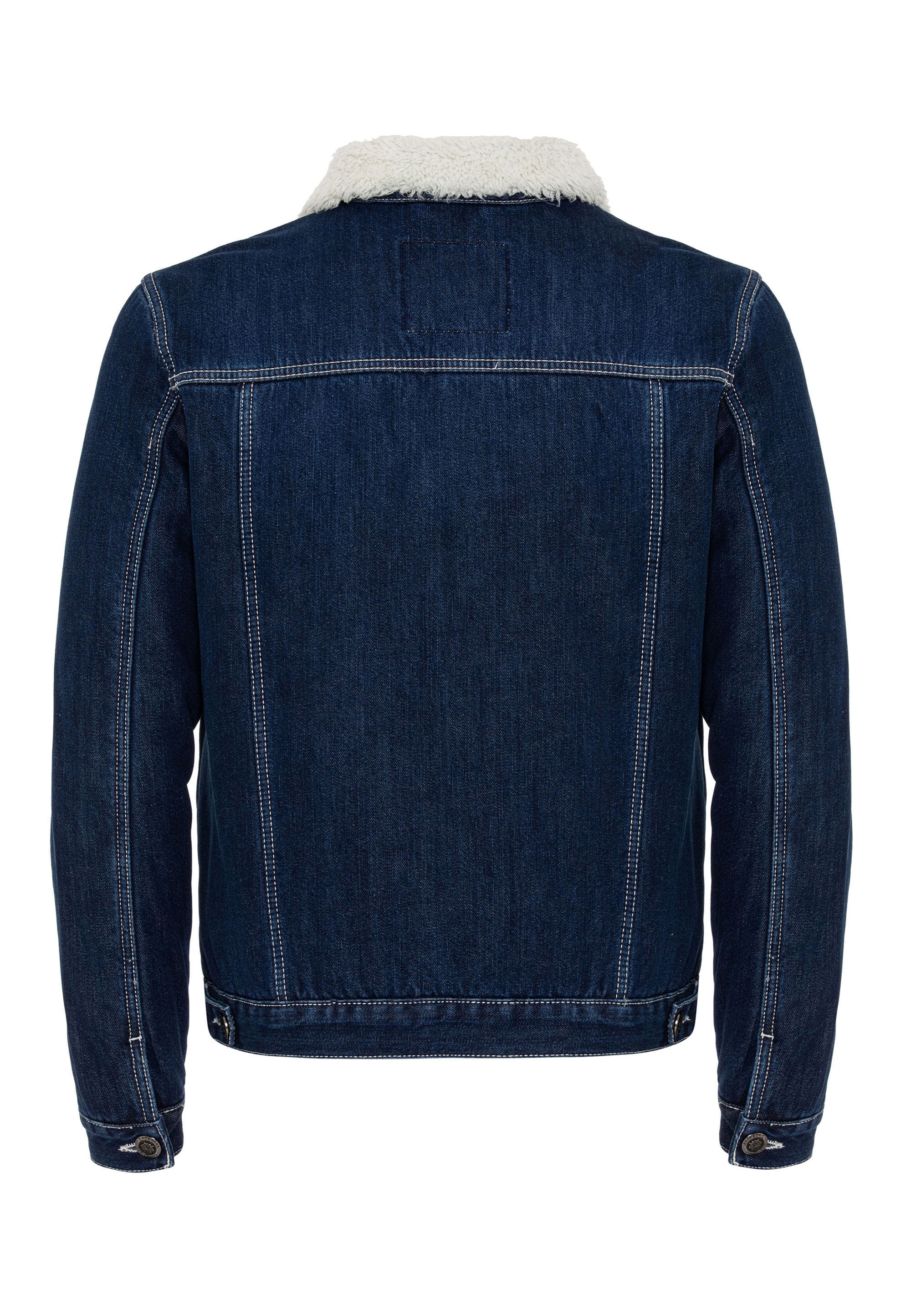 Cipo & Baxx Winterjacke »Cipo & Baxx Jacke« ohne Kapuze mit Kunstpelz-Kragen