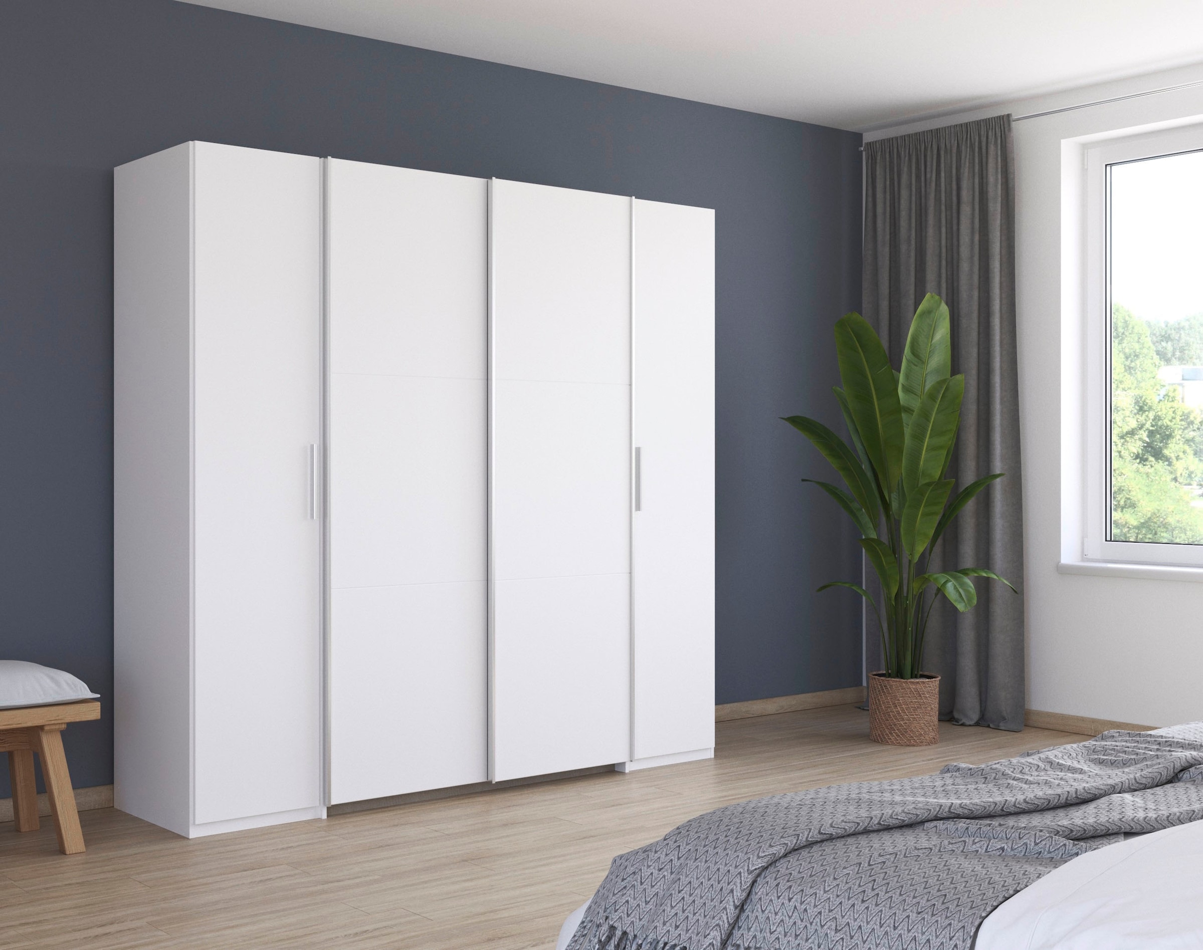 rauch Schwebetürenschrank »Kleiderschrank Drehtürenschrank Schrank Garderobe KRONACH TOPSELLER«, mit Dreh- und Schwebetüren und vielen Einlegeböden MADE IN GERMANY