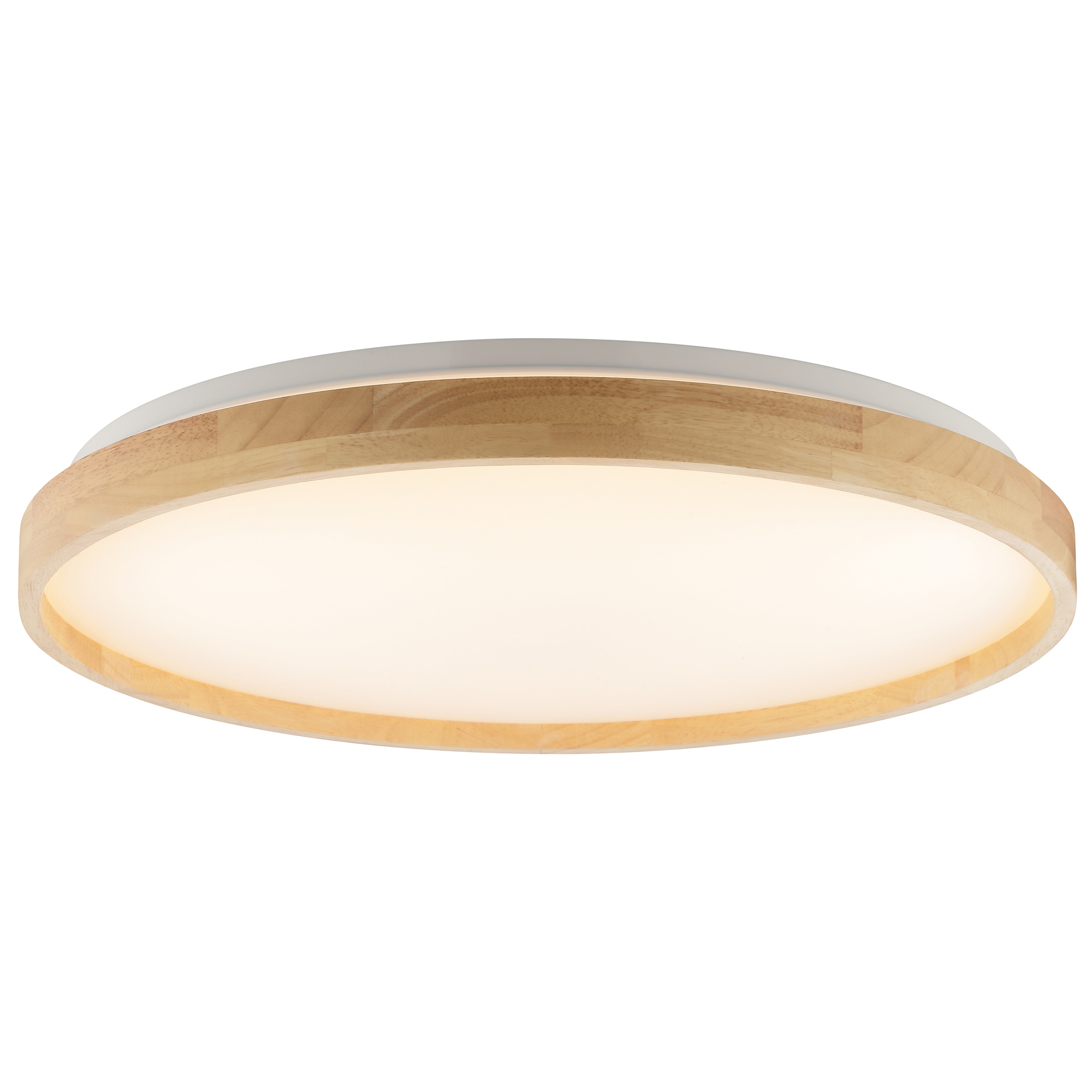 Brilliant LED Deckenleuchte »Alson« LED-Modul 1 Stk. warmweiß - kaltweiß Ø 49,5 cm, 17 W, 3540 lm, 3000-6500 K, Holzrahmen
