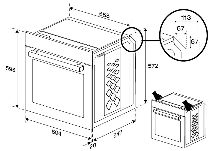 BEKO Backofen »BBIM17300BMPEF« mit 1-fach-Teleskopauszug mit Pyrolyse-Selbstreinigung Die AeroPerfect-Technologie: für einheitliches und präzises Backen