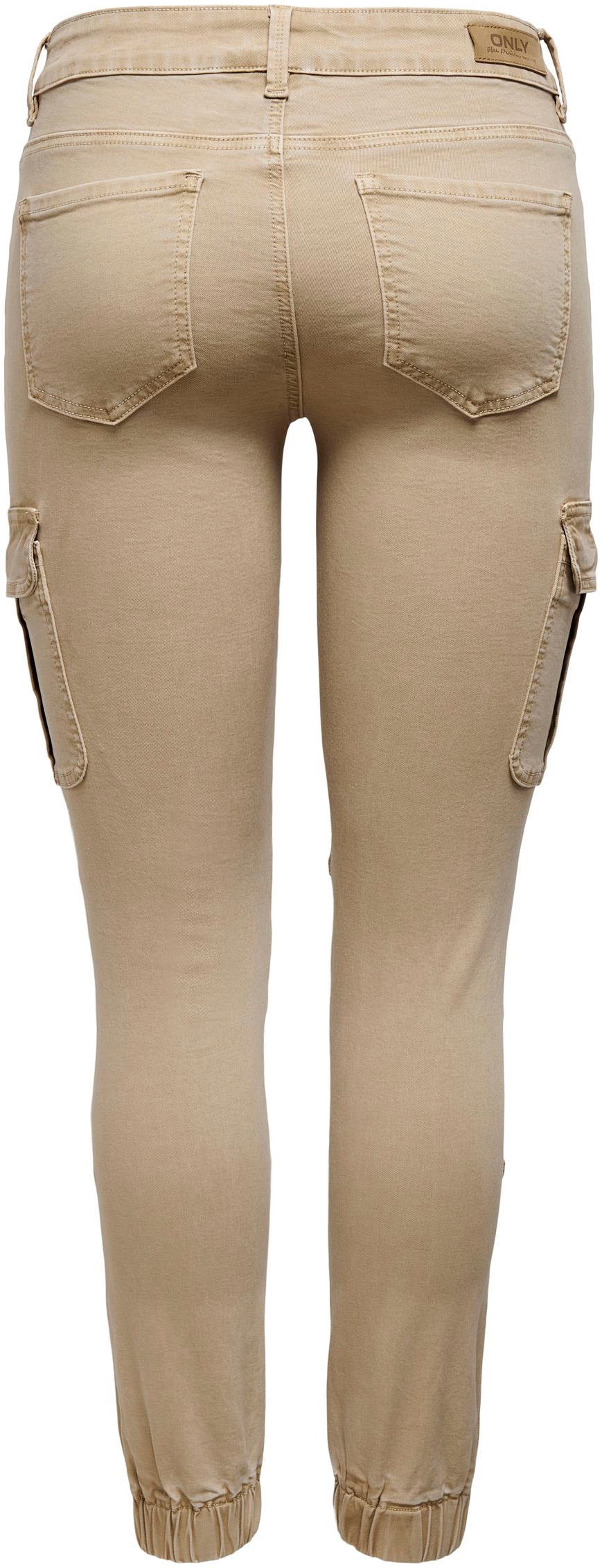 ONLY Cargohose »ONLMISSOURI REG ANK CARGO PNT«, knöchellang mit elastischem Beinabschluss