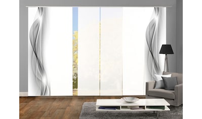 Vision S Schiebegardine »LEFANO 5er SET«, (5 St.), Bambus-Optik, Digital  bedruckt