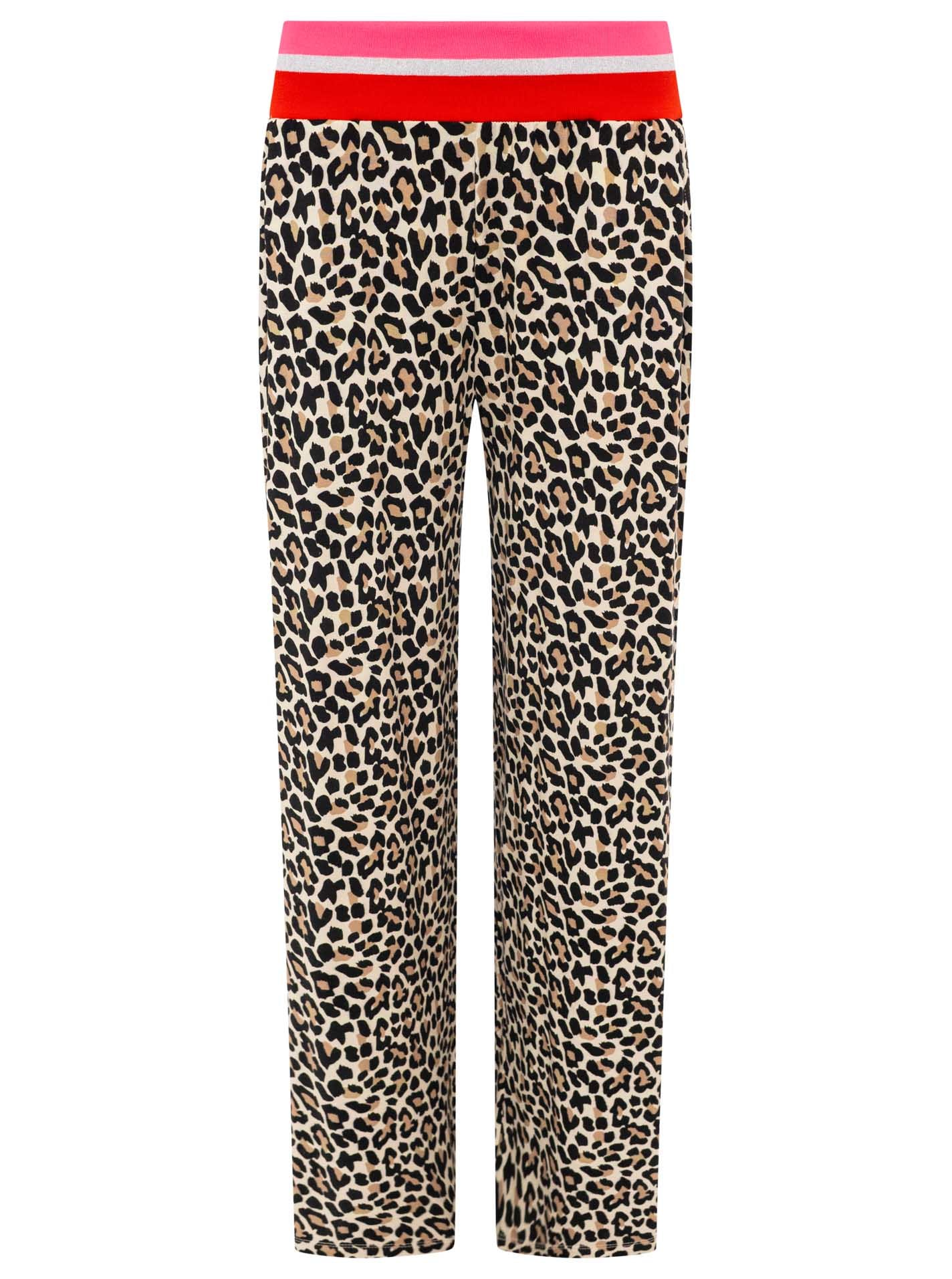 Zwillingsherz Stoffhose »"Leo"«  Elastischer Bund, Leomuster, fließender Stoff, leichtes Material