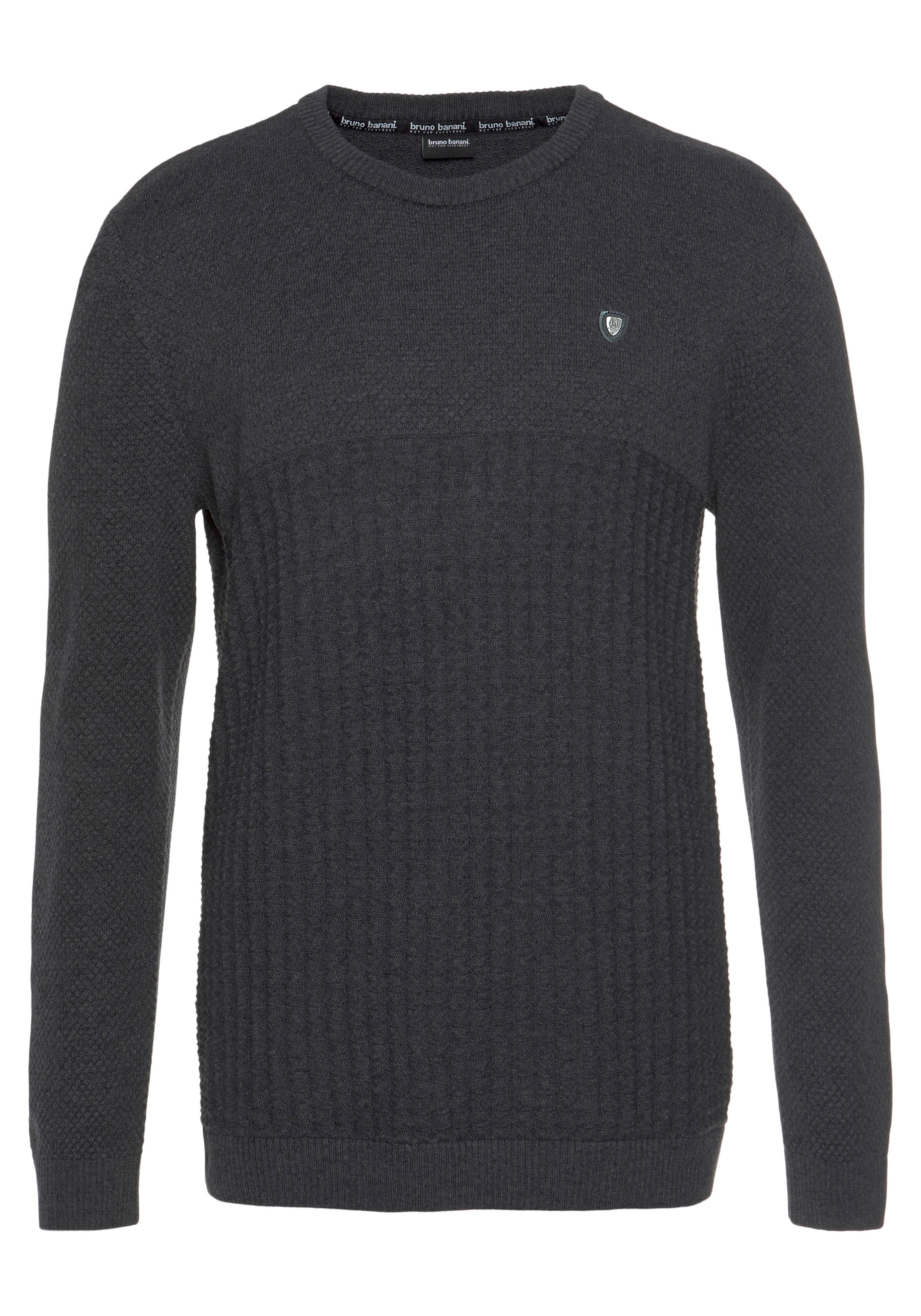 Bruno Banani Strickpullover, mit modischer Struktur