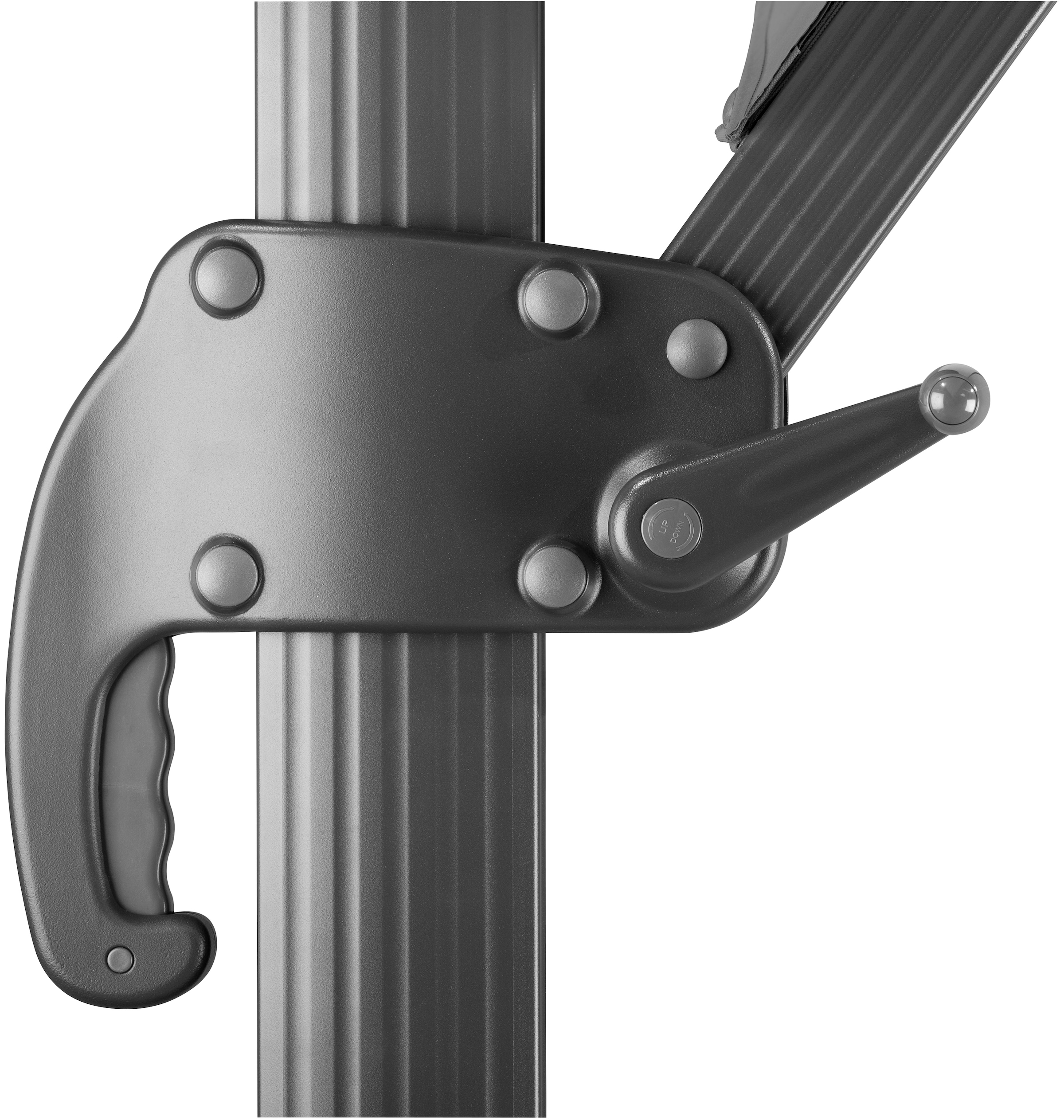 Schneider Schirme Ampelschirm »Rhodos Grande«, Durchmesser 400 cm, natur, rund, ohne Wegeplatten
