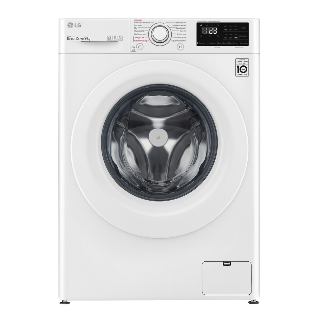 LG Waschmaschine »LG F4 WV 309S0«, F4WV309S0.ABWQWDG, 9 kg, 1400 U/min