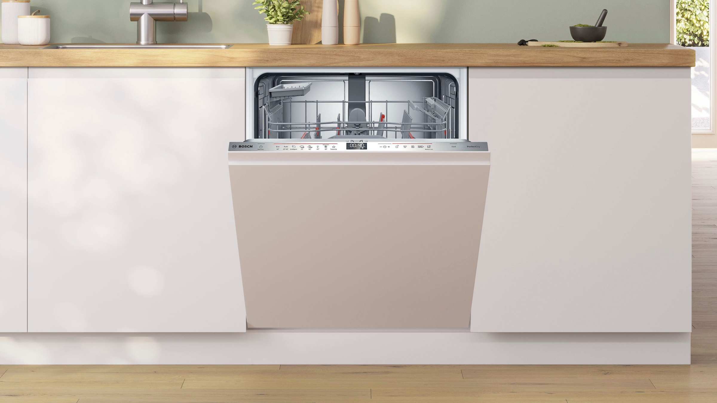 BOSCH vollintegrierbarer Geschirrspüler 6 »SMV6YAX04E«, 13 Maßgedecke
