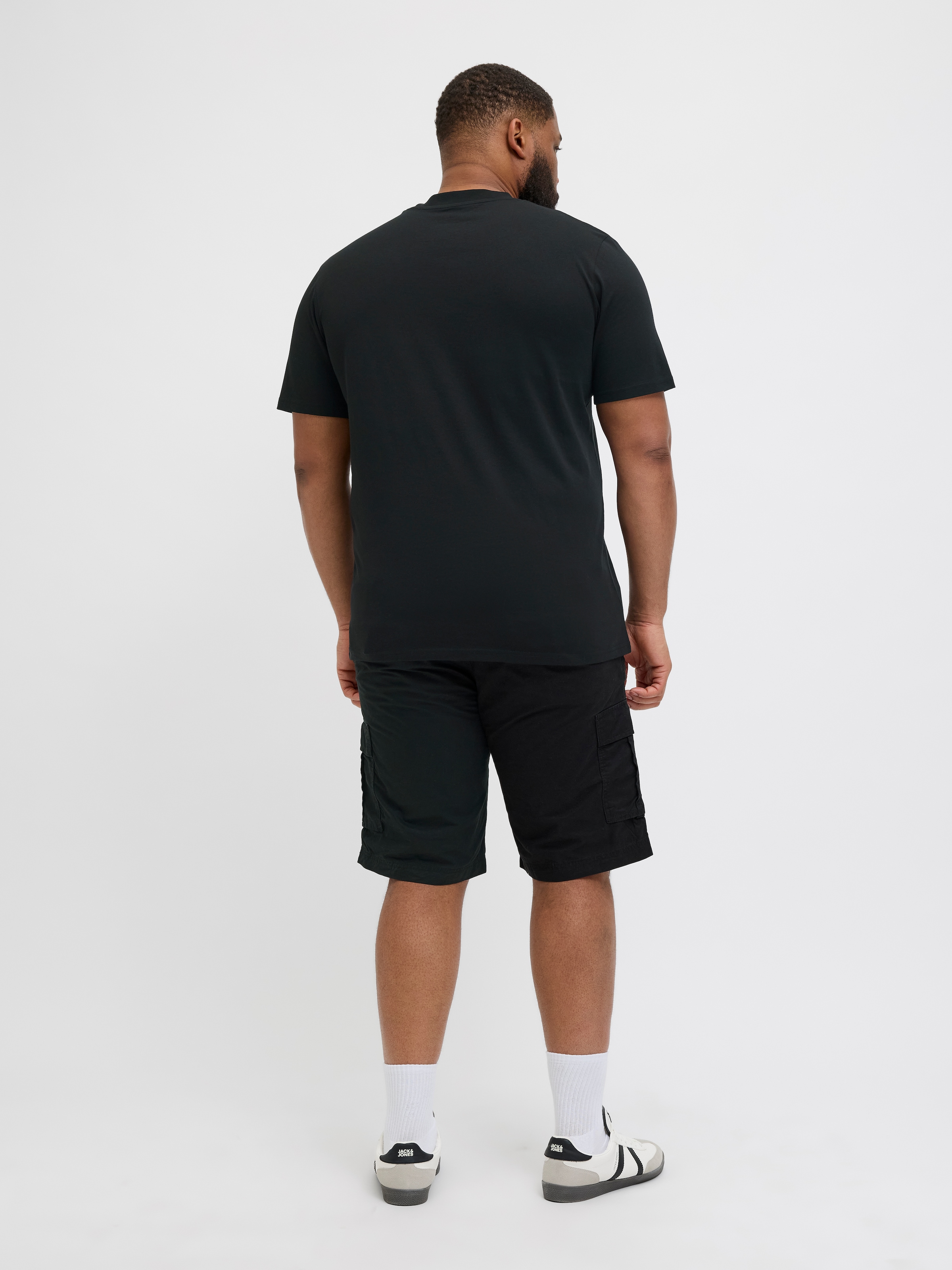 Jack & Jones PlusSize Print-Shirt »JCOLIDO AOP FRONT PRINT TEE SS CRE PLS«, mit Logo Print