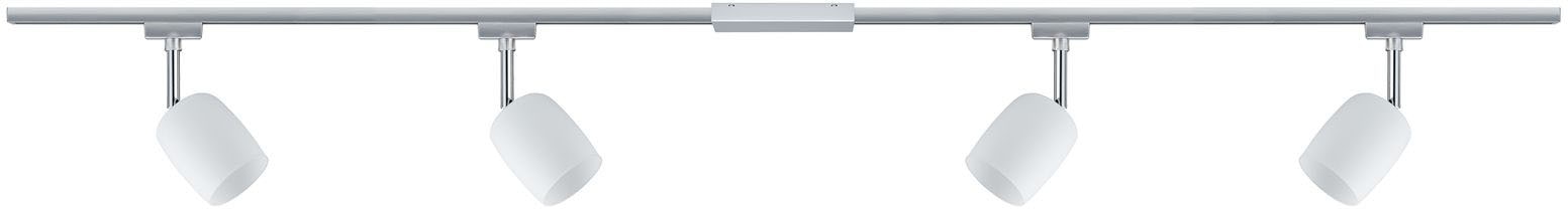 Paulmann Schienensystem-Leuchten »URail Set G9 Blossom Satin Chrom matt max. 4x10W Schienensystem«, G9