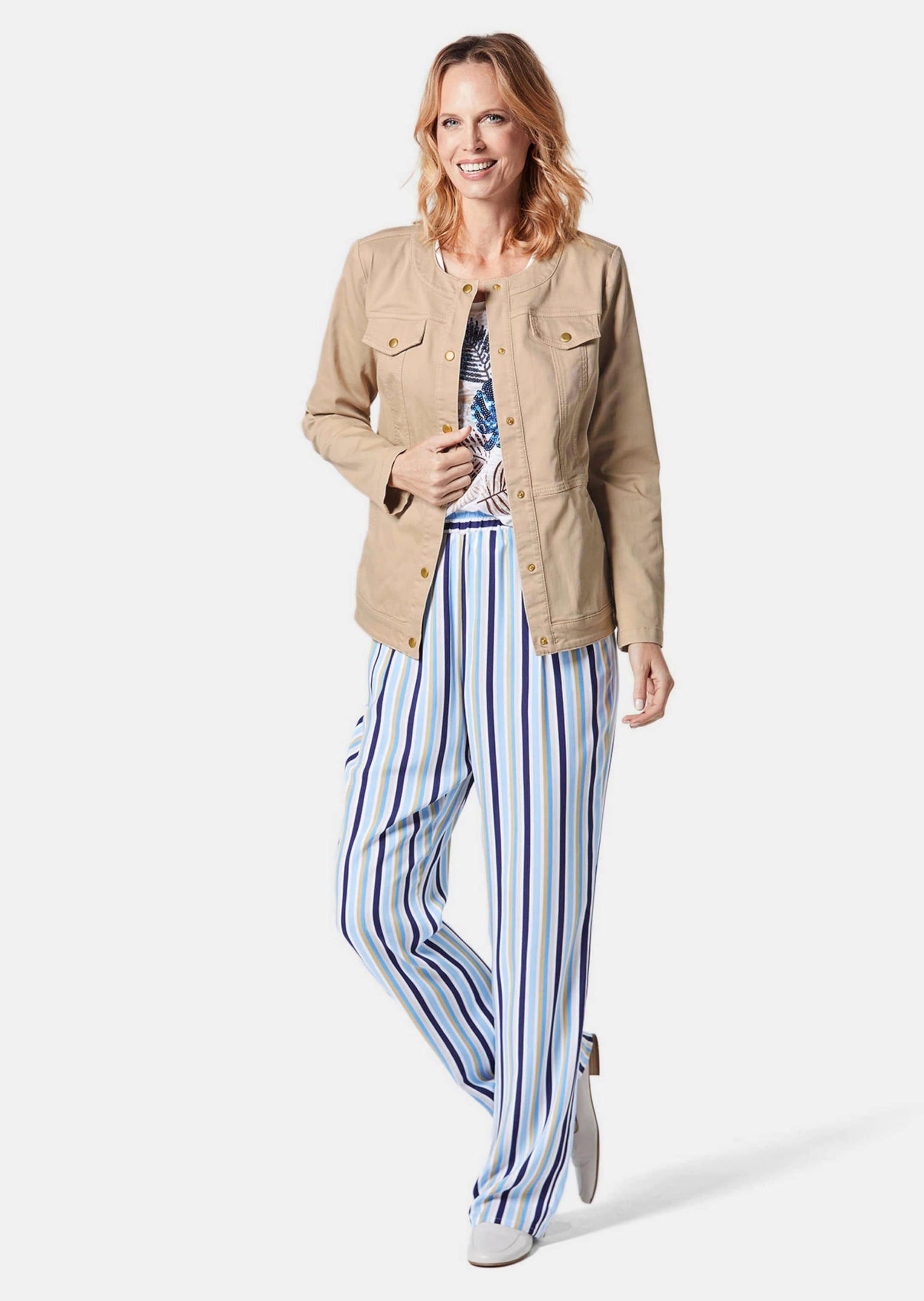 GOLDNER Kurzjacke »Jacke« sportive Nahtführung