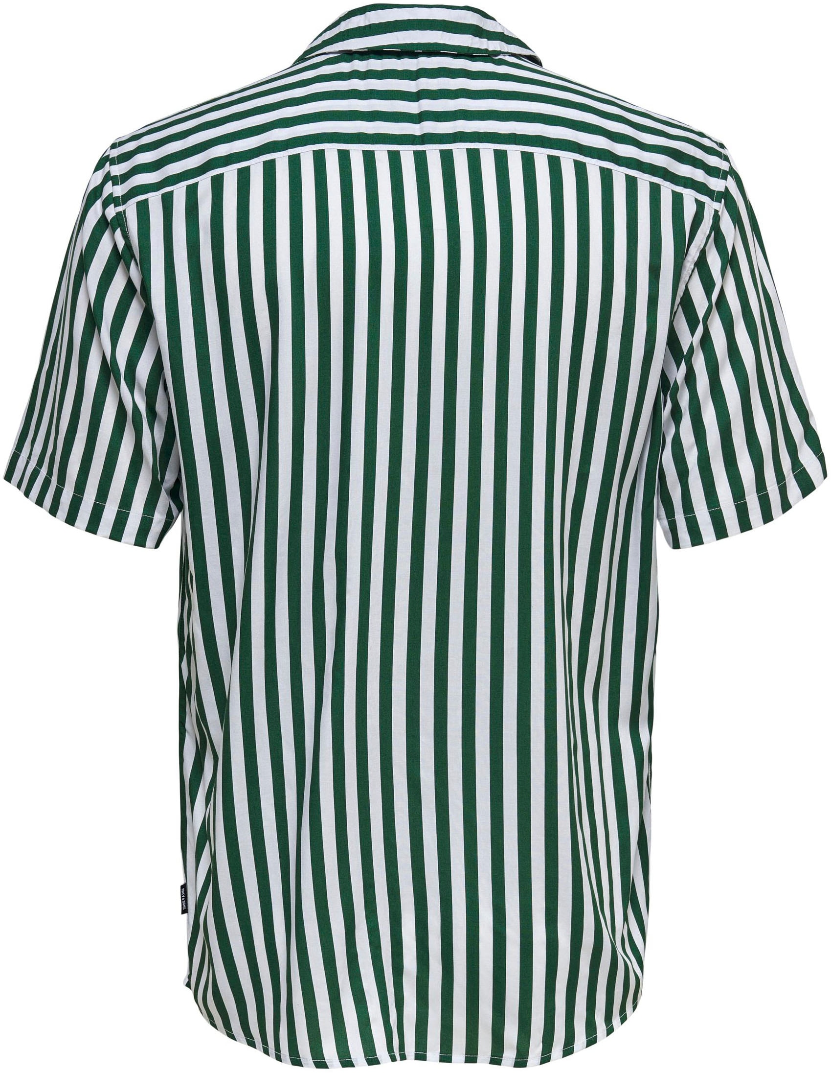 ONLY & SONS Kurzarmhemd »ONSWAYNE LIFE SS VISCOSE«