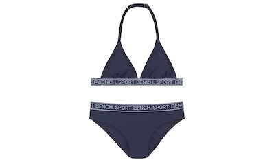 Bench. Triangel-Bikini, mit Logoprint an Top und Hose bei
