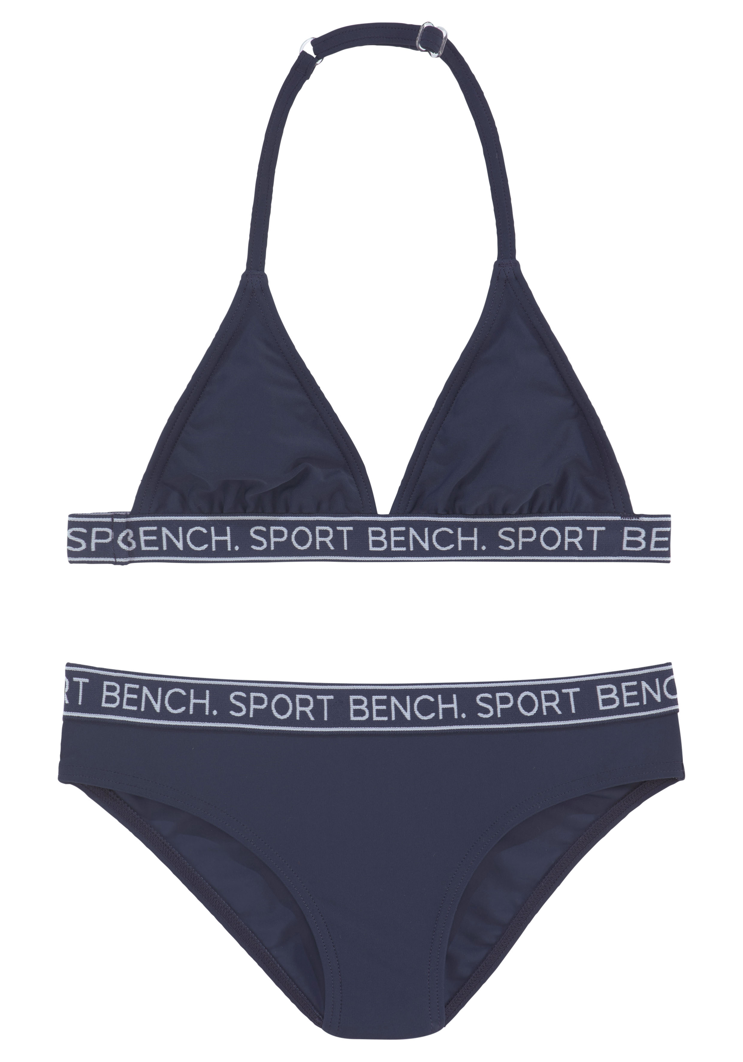 Bench. Triangel-Bikini, mit Logoprint an und Top Hose bei
