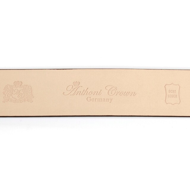 Anthoni Crown Ledergürtel, mit silberfarbener runder Automatik-Schließe und drehendem  Steuerruder kaufen | UNIVERSAL