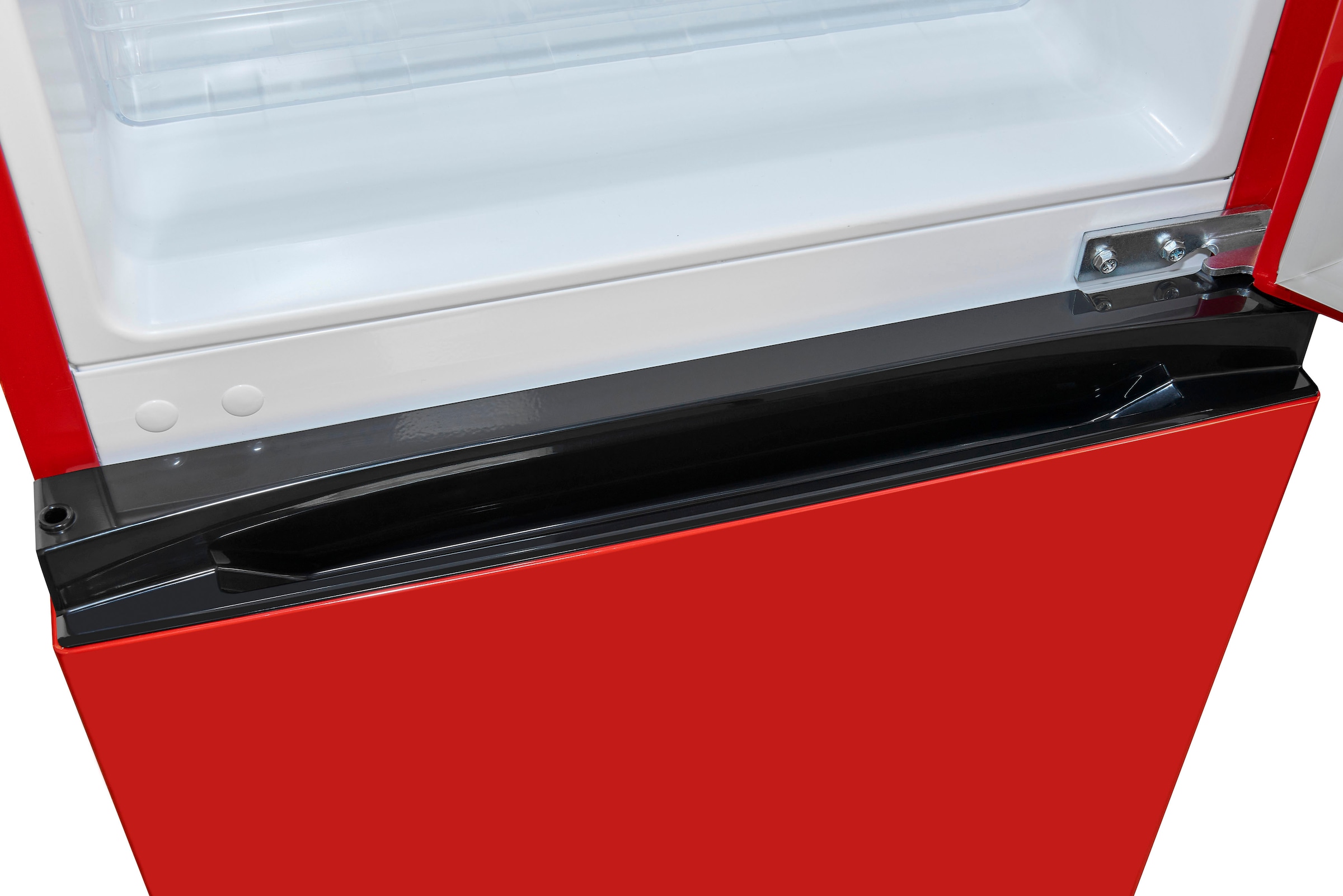 exquisit Kühl-/Gefrierkombination »KGC231-60-010C rot«, in Energieeffizienzklasse C, 175 Liter Nutzinhalt
