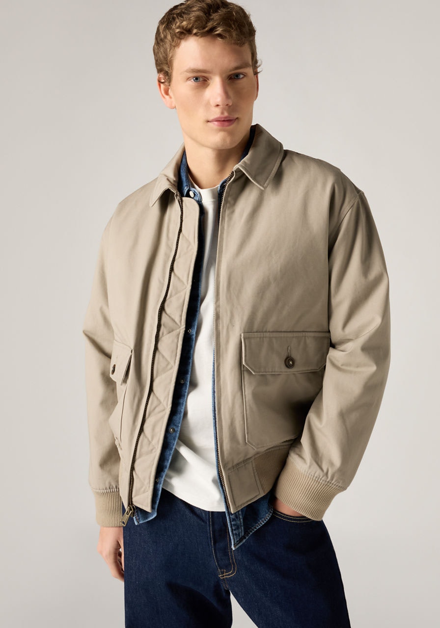 Levi's® Blouson »CORTLAND JACKET« ohne Kapuze mit Reißverschluss und großen Seitentaschen