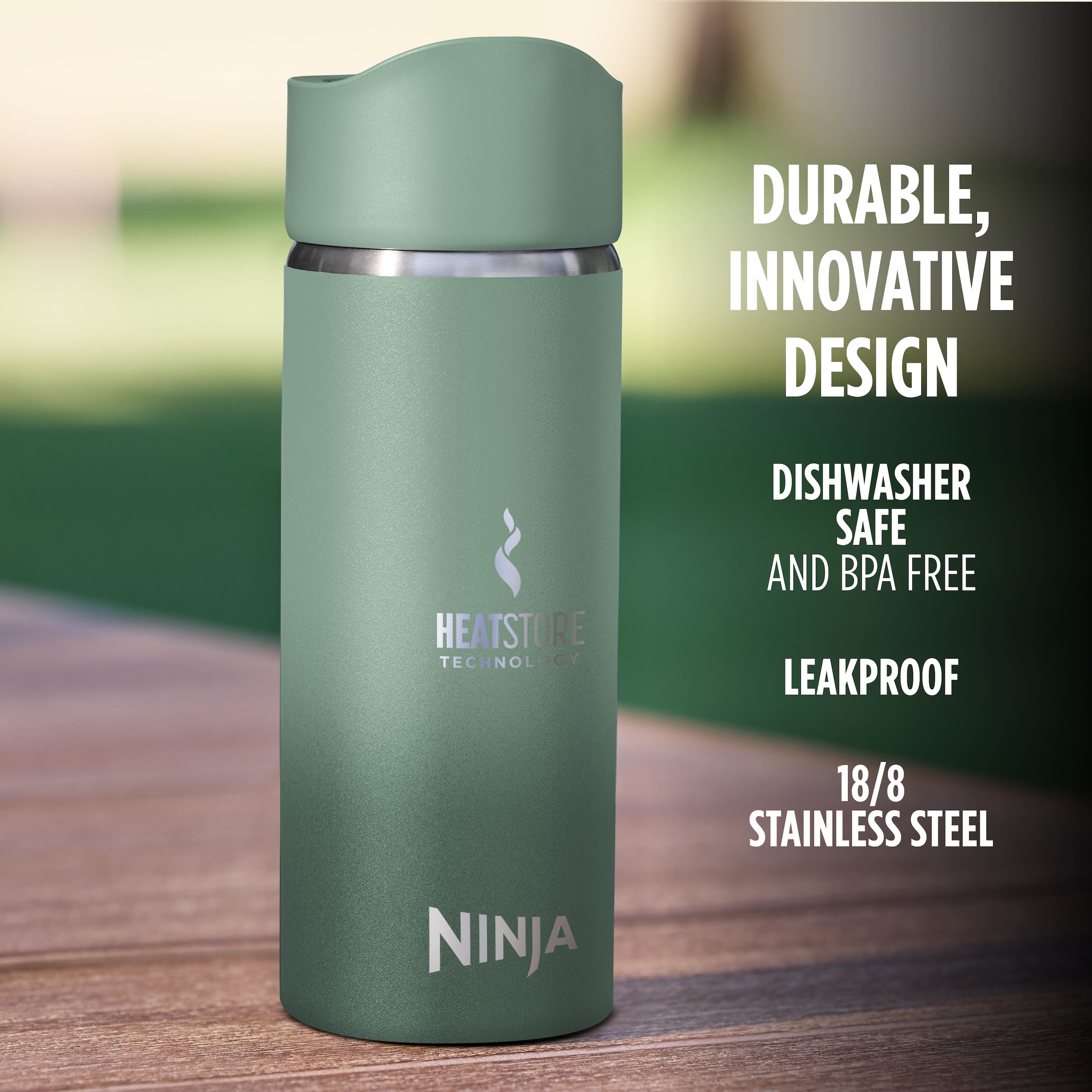 NINJA Isolierflasche »Ninja Sip Perfect Reisebecher - 300 ml DW1203EUU / 400 ml DW1603EUU« Kontrollierte Wärme für den perfekten Schluck, jedes Mal