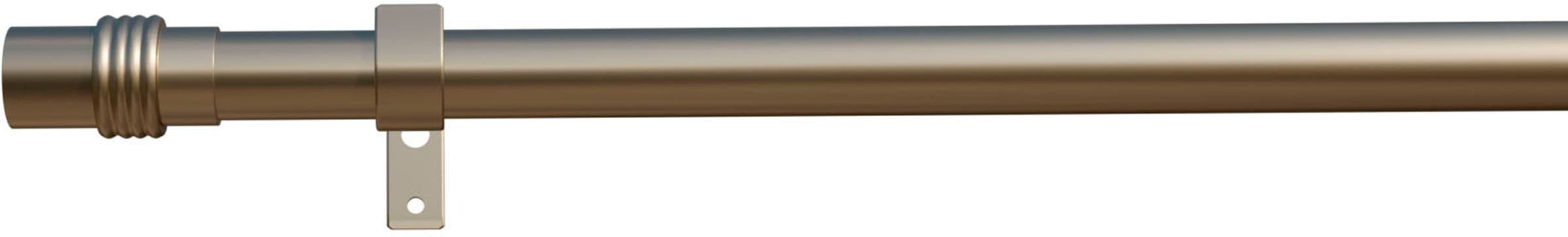 indeko Gardinenstange »Zylinder« Ø 16 mm 1 läufig-läufig Wunschmaßlänge