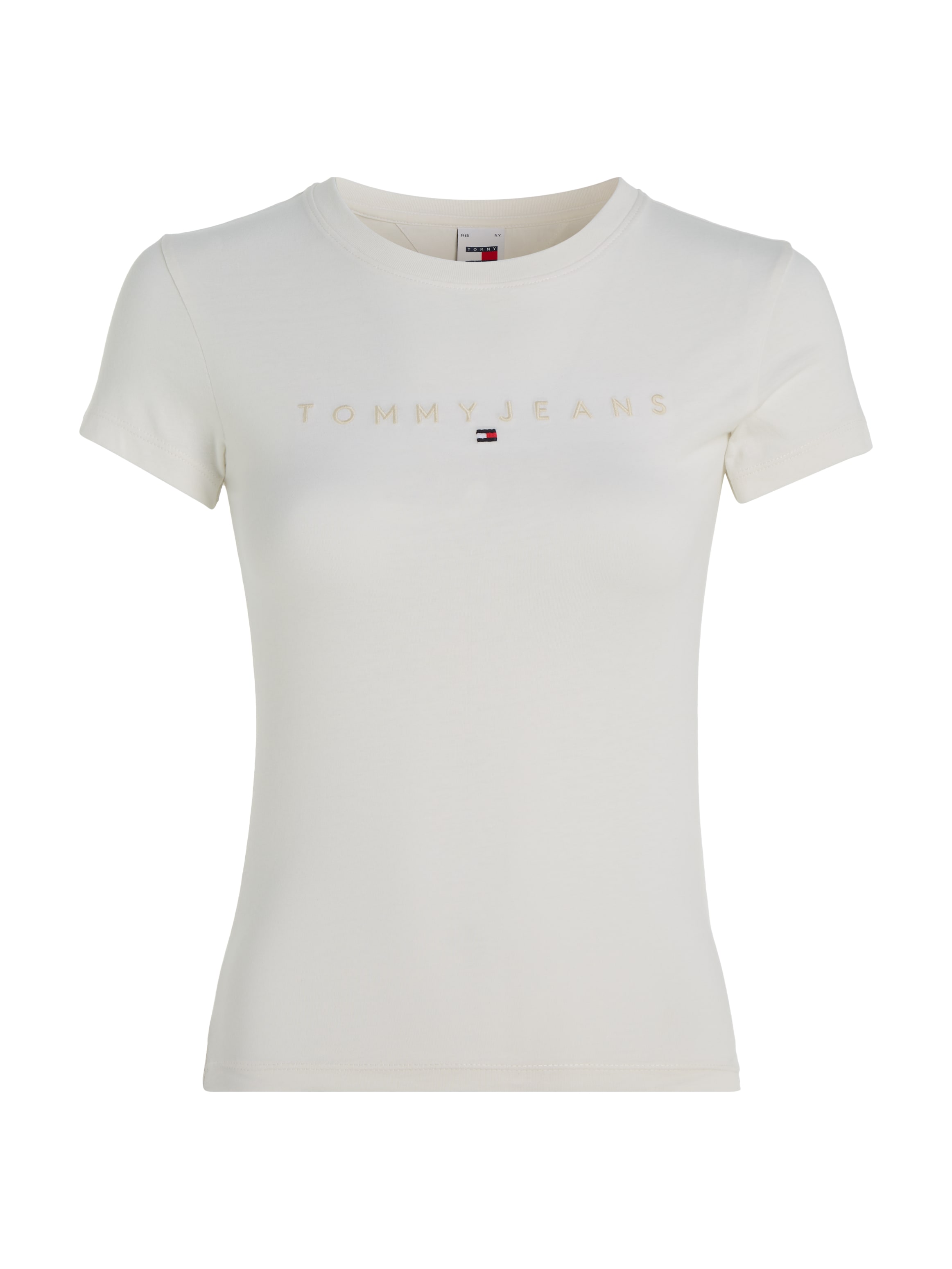 Tommy Jeans Rundhalsshirt »TJW SLIM TONAL LINEAR TEE«, mit gesticktem Tommy Jeans Logo-Schriftzug