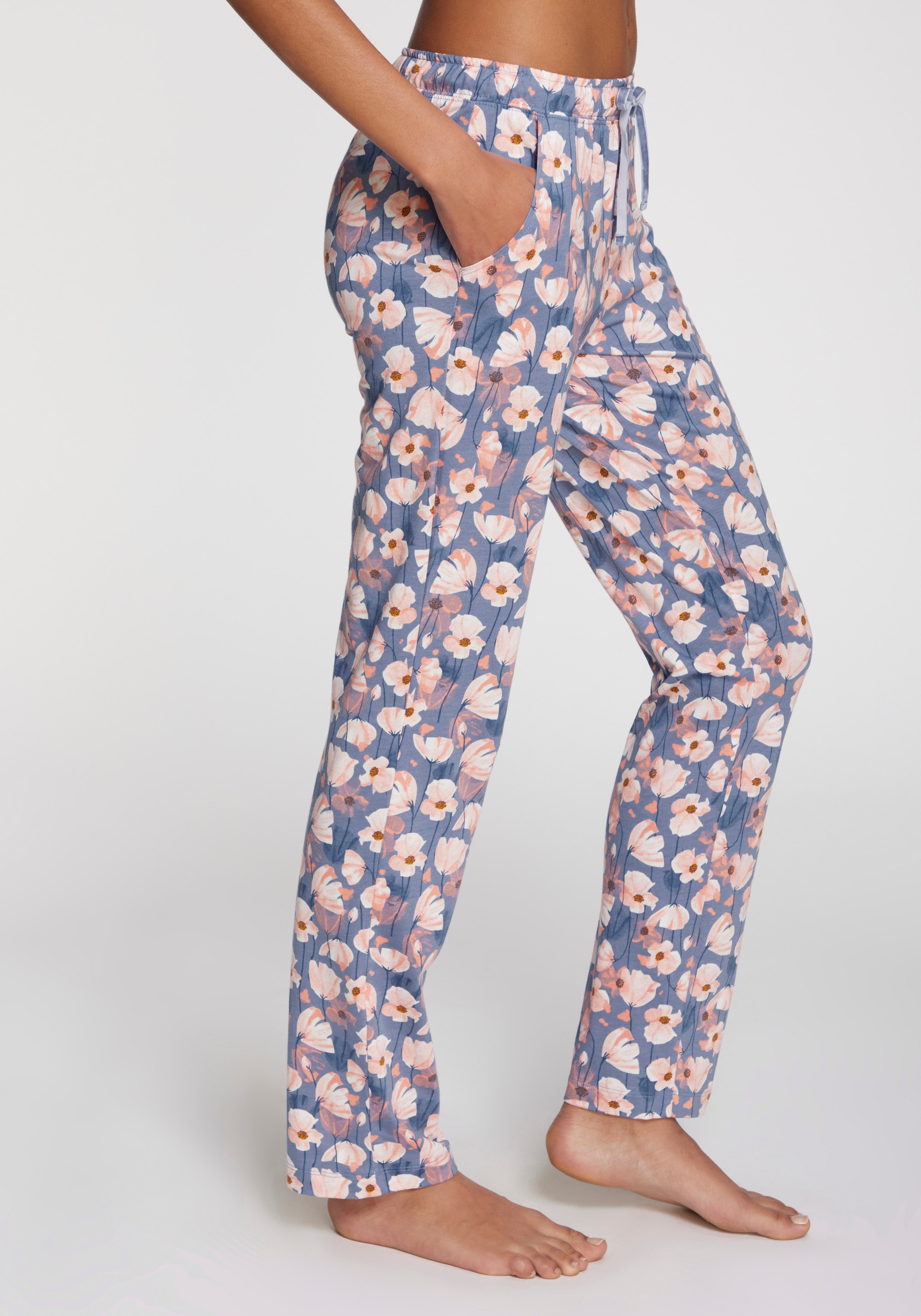 Vivance Dreams Pyjamahose  mit Schönem Allover-Muster