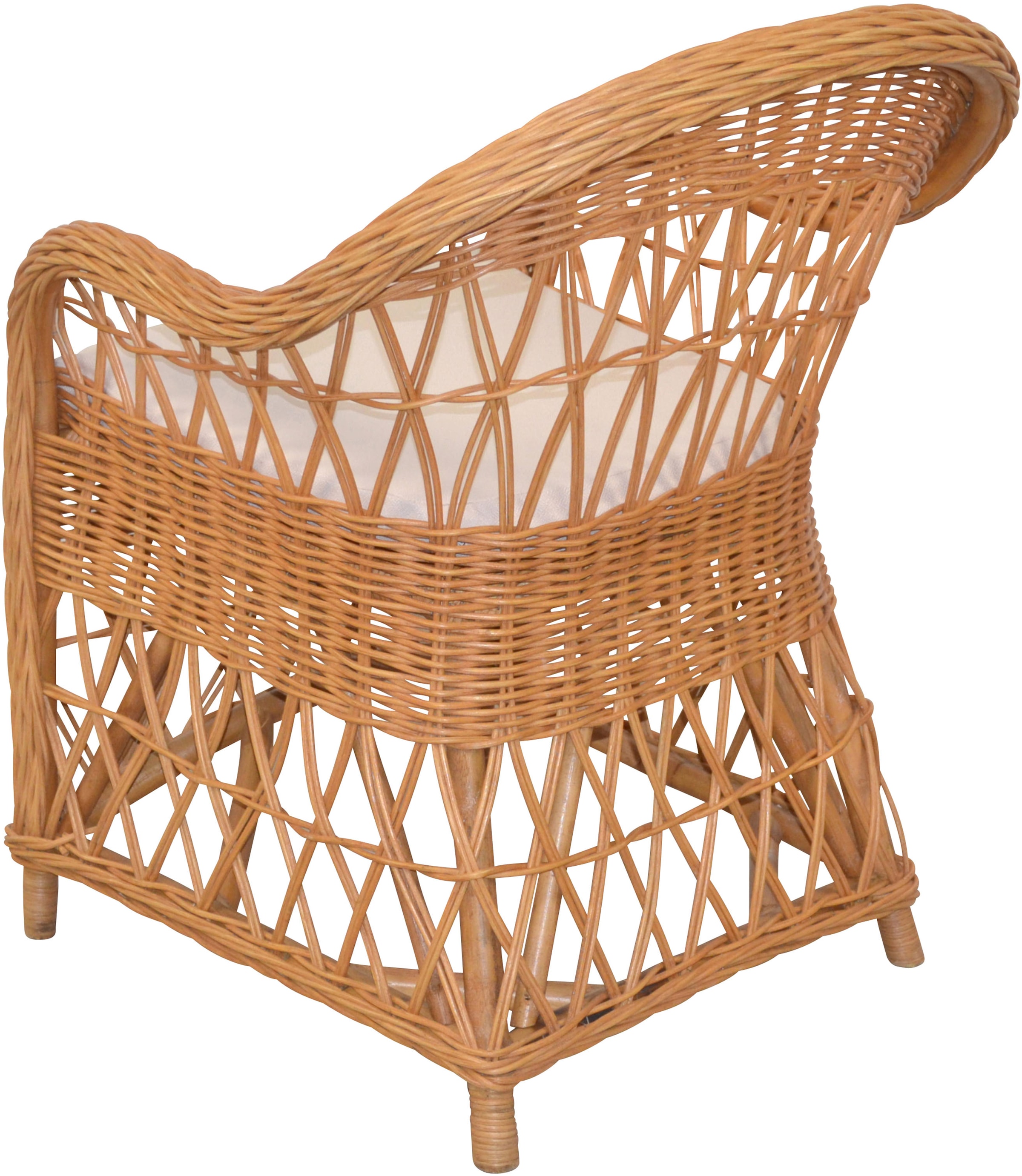 HOFMANN LIVING AND MORE Relaxsessel 1 Stk. tlg. Handgeflochten