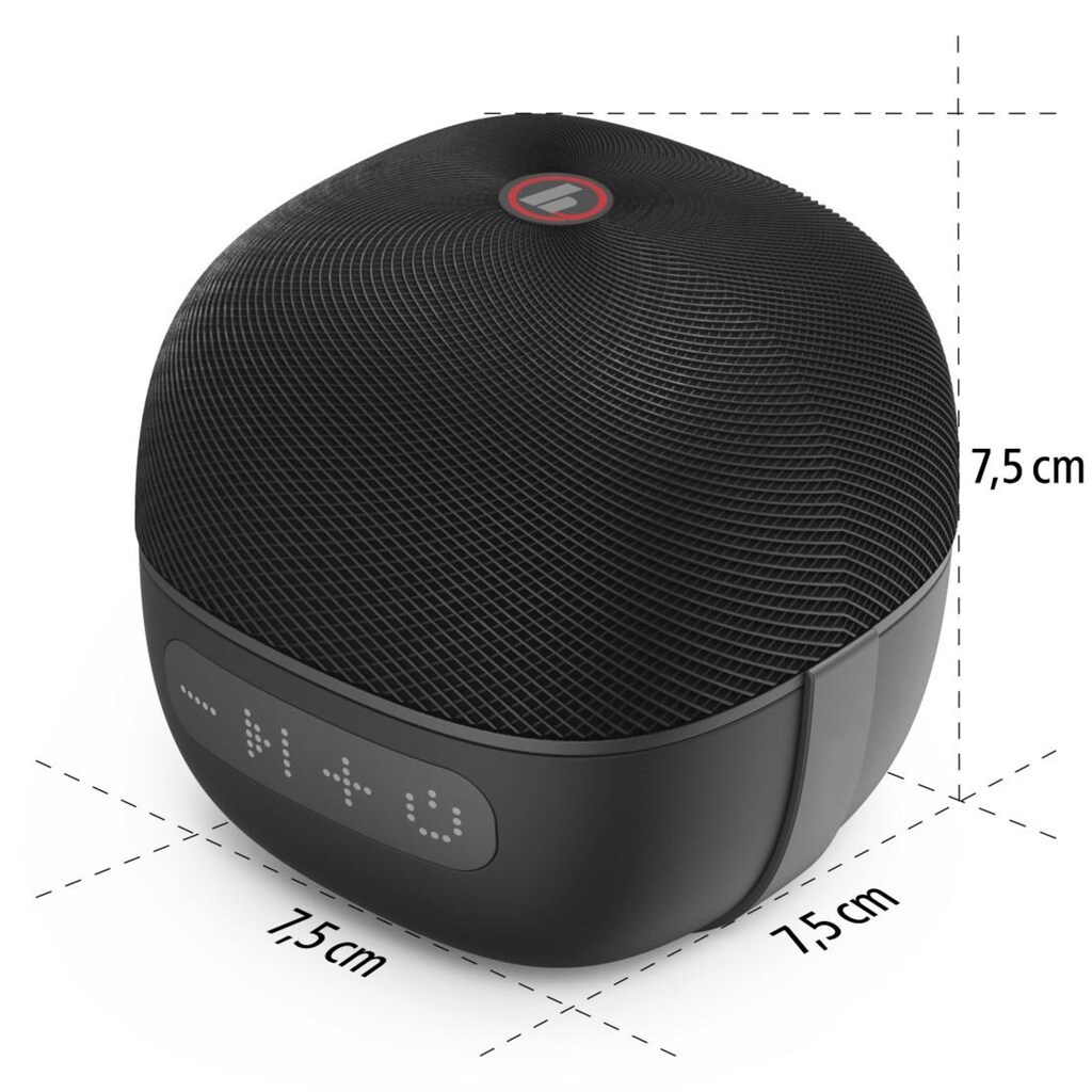 Hama Bluetooth-Lautsprecher »Handlicher Bluetooth®Lautsprecher "Cube 2.0", 4 W, Akku Laufzeit 10h«