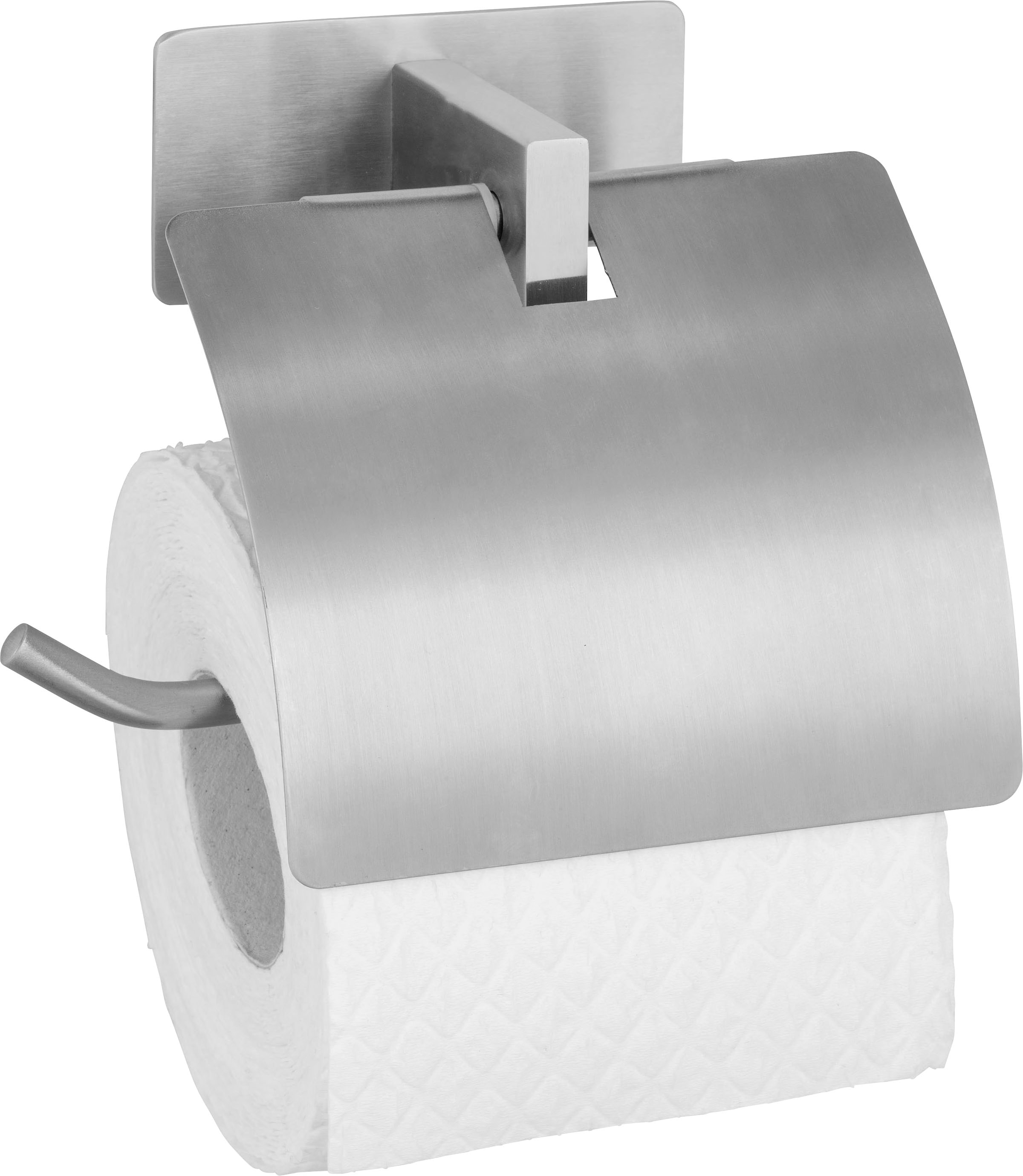 WENKO Toilettenpapierhalter »Turbo-Loc® Genova«, Matt, Befestigen ohne Bohren