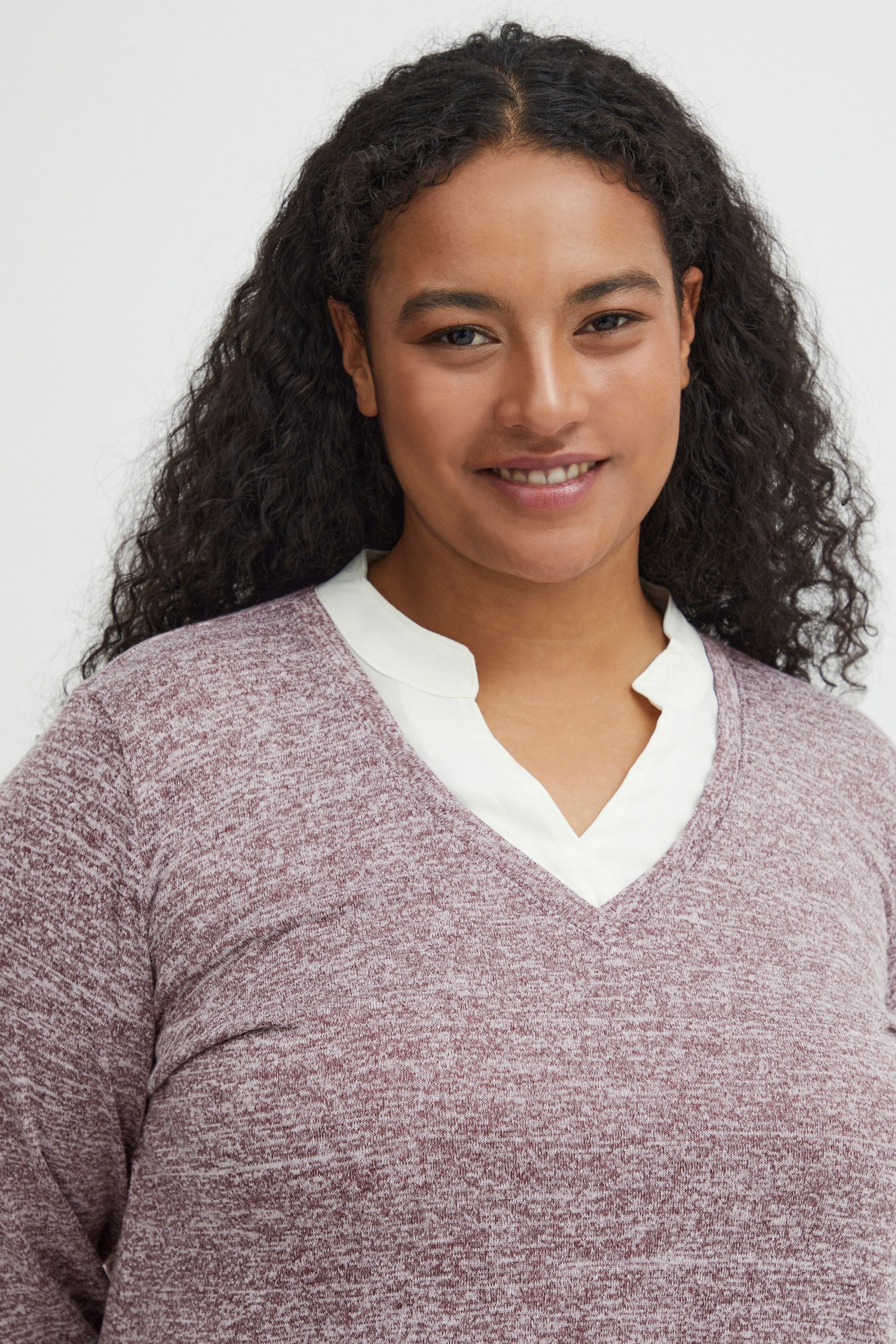 fransa Strickfleece-Pullover »Strickpullover FPRexan«