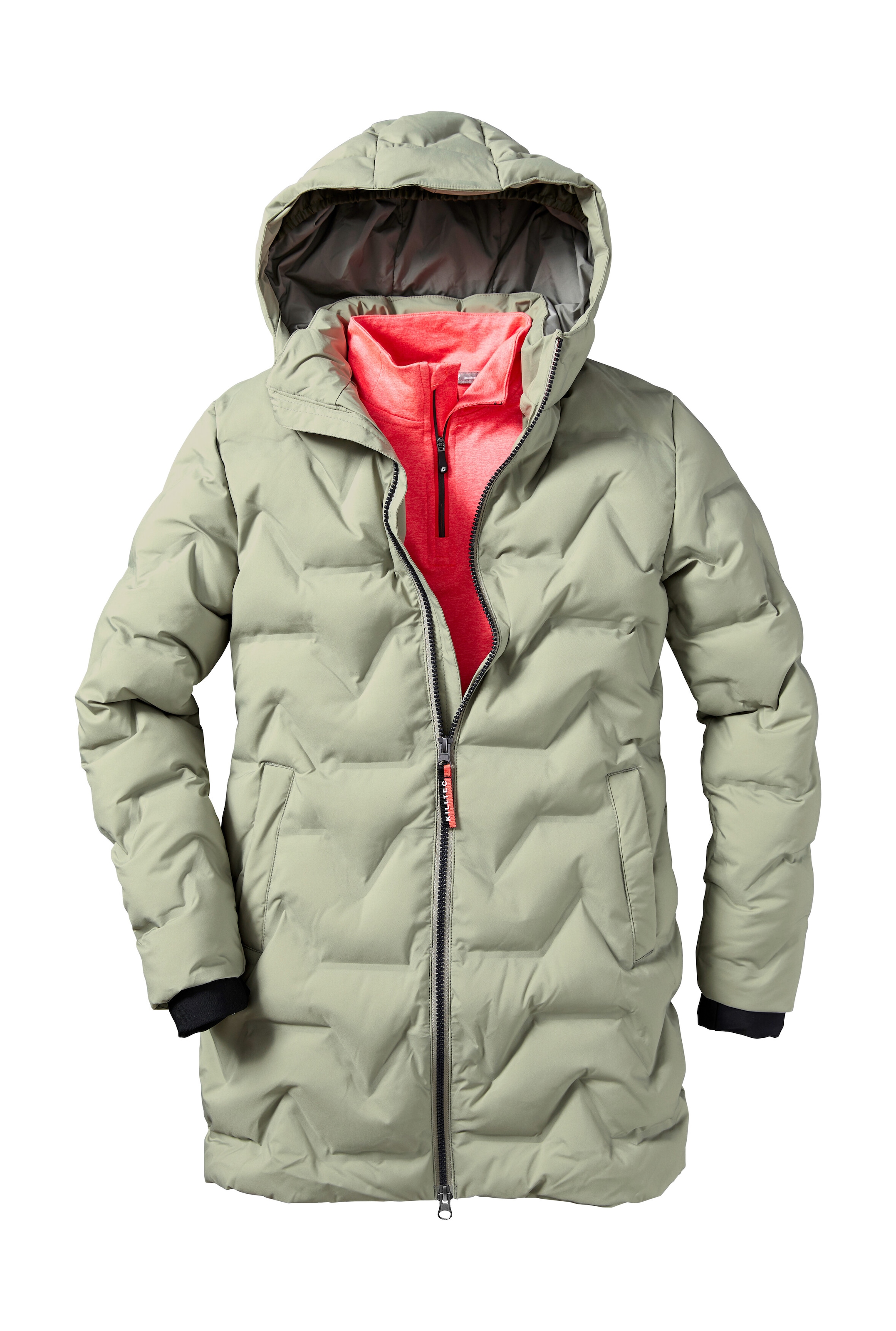 Killtec Steppmantel »KOW 358 GRLS QLTD PRK« Winddichter, wasserabweisender Kinder-Parka mit 10.000 mm Wassersäule