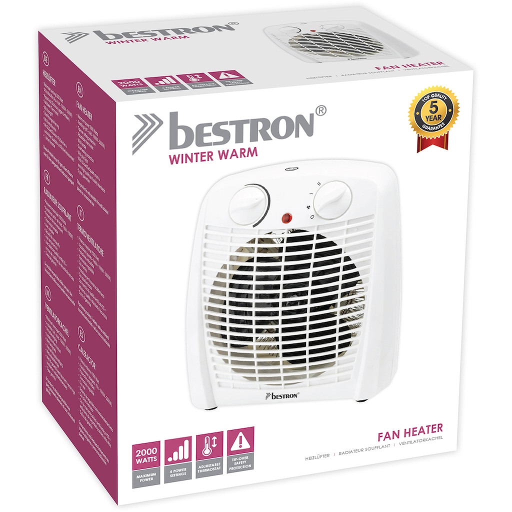 bestron Heizlüfter »AFH211W«, 2000 W