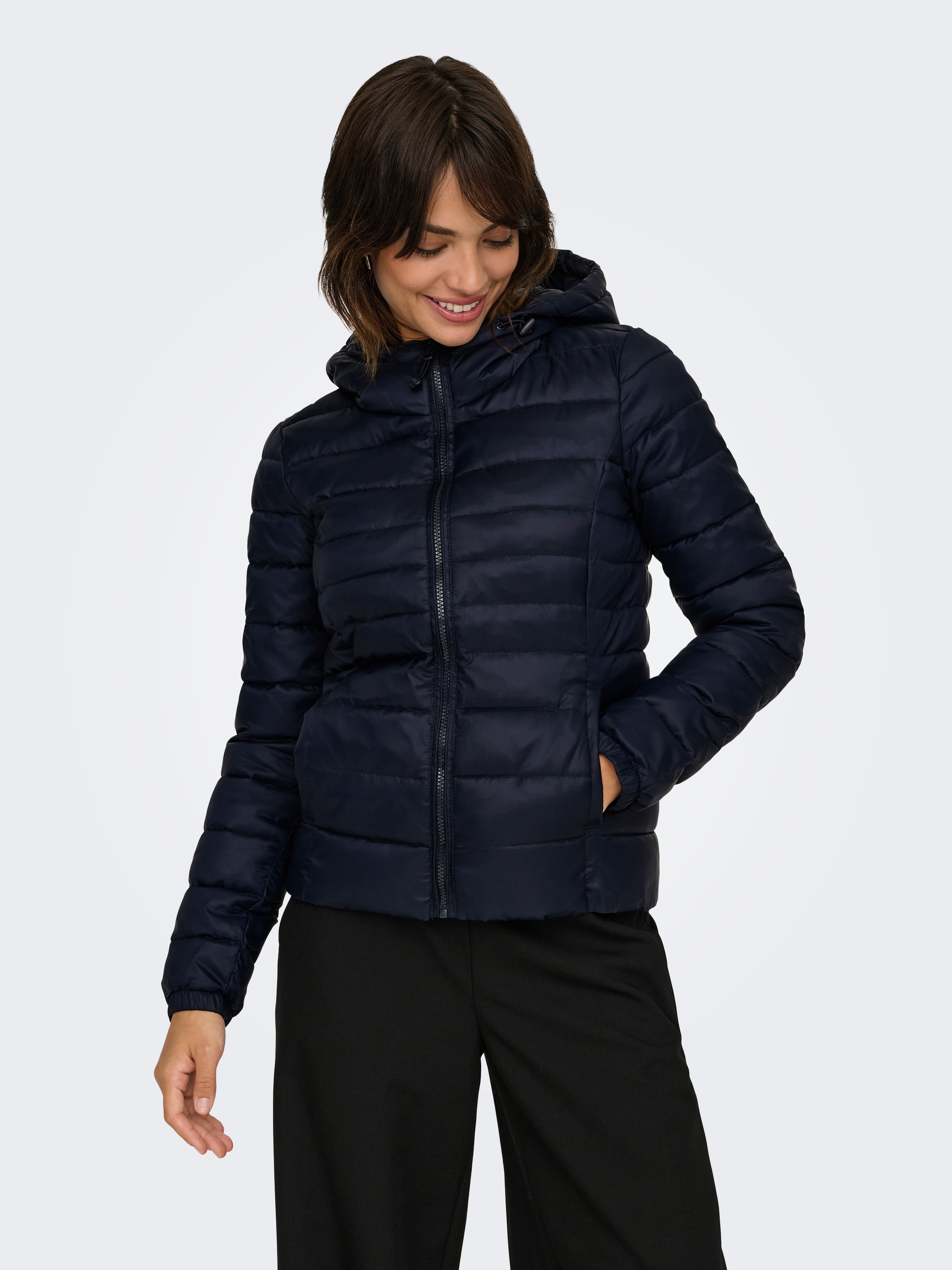 ONLY Steppjacke »ONLTAHOE HOOD JACKET OTW NOOS«, mit Kapuze, in modisch kurzer Form