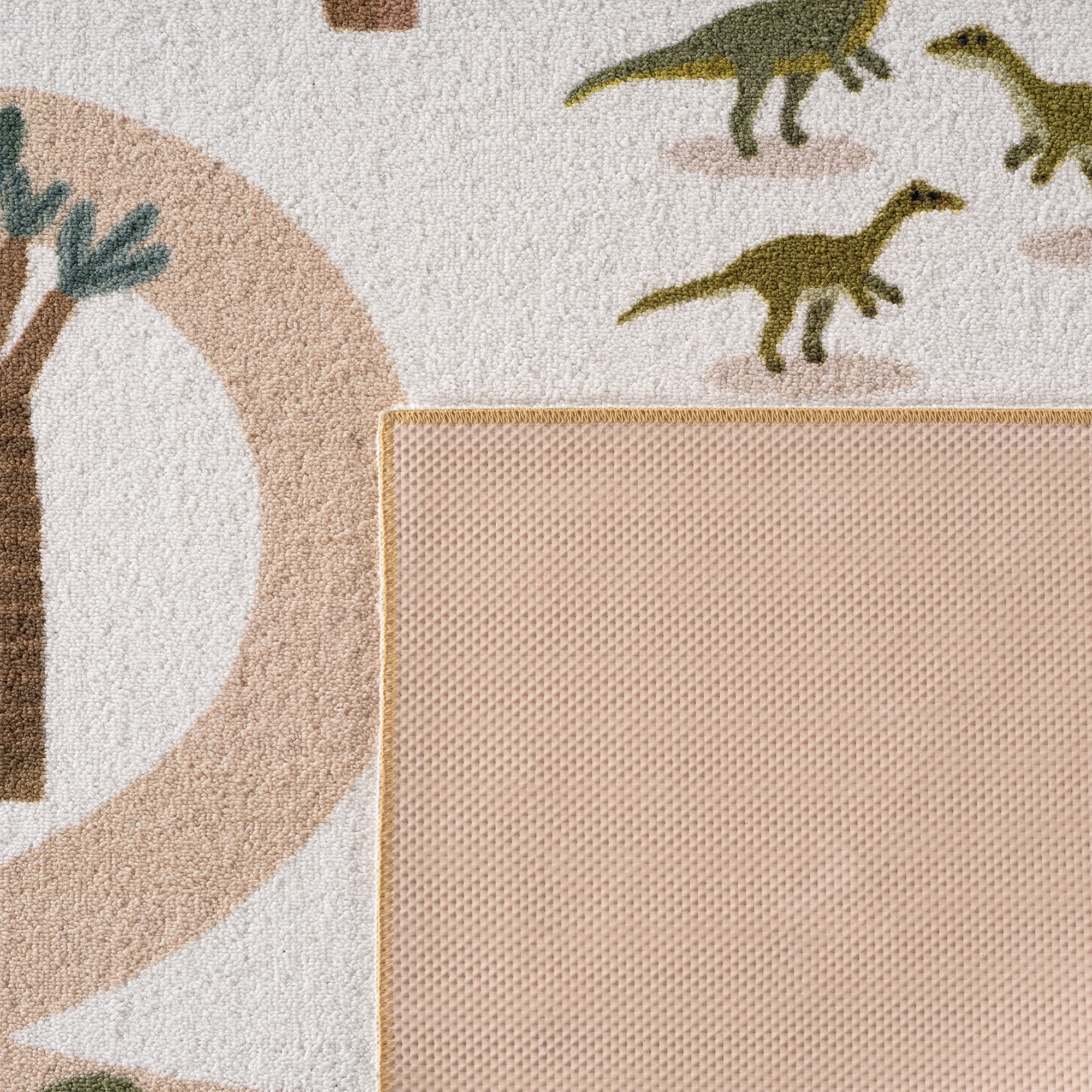 Ayyildiz Teppiche Kinderteppich »COCO 1131  , auch in rund erhältlich« rechteckig 8 mm Höhe Waschbar bei 30 °C, rutschhemmend, OEKO-TEX® zertifiziert, Dinosaurier