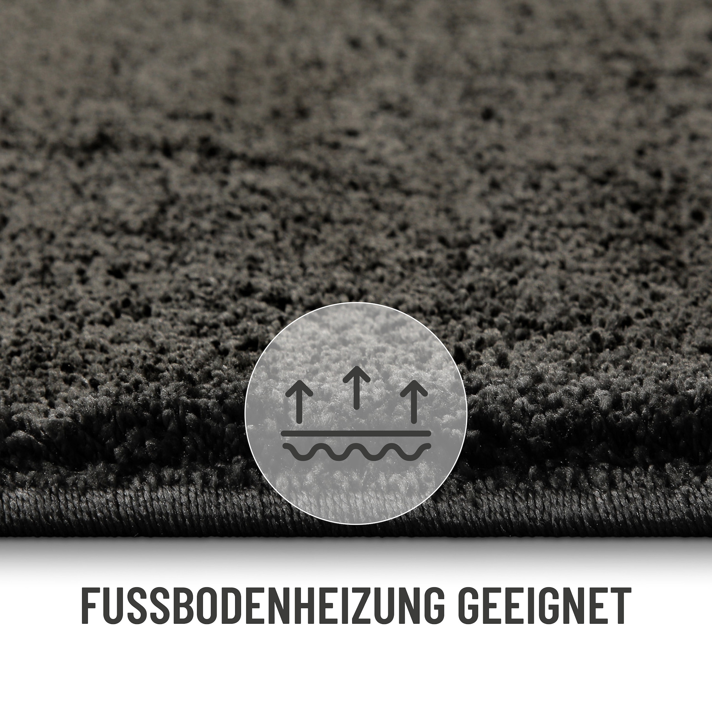 Wecon home Basics Hochflor-Teppich »Nova, auch als Läufer, auch quadratisch«, rechteckig, 25 mm Höhe, Shaggy gewebt, Läufer, robust, Wohnzimmer, Schlafzimmer